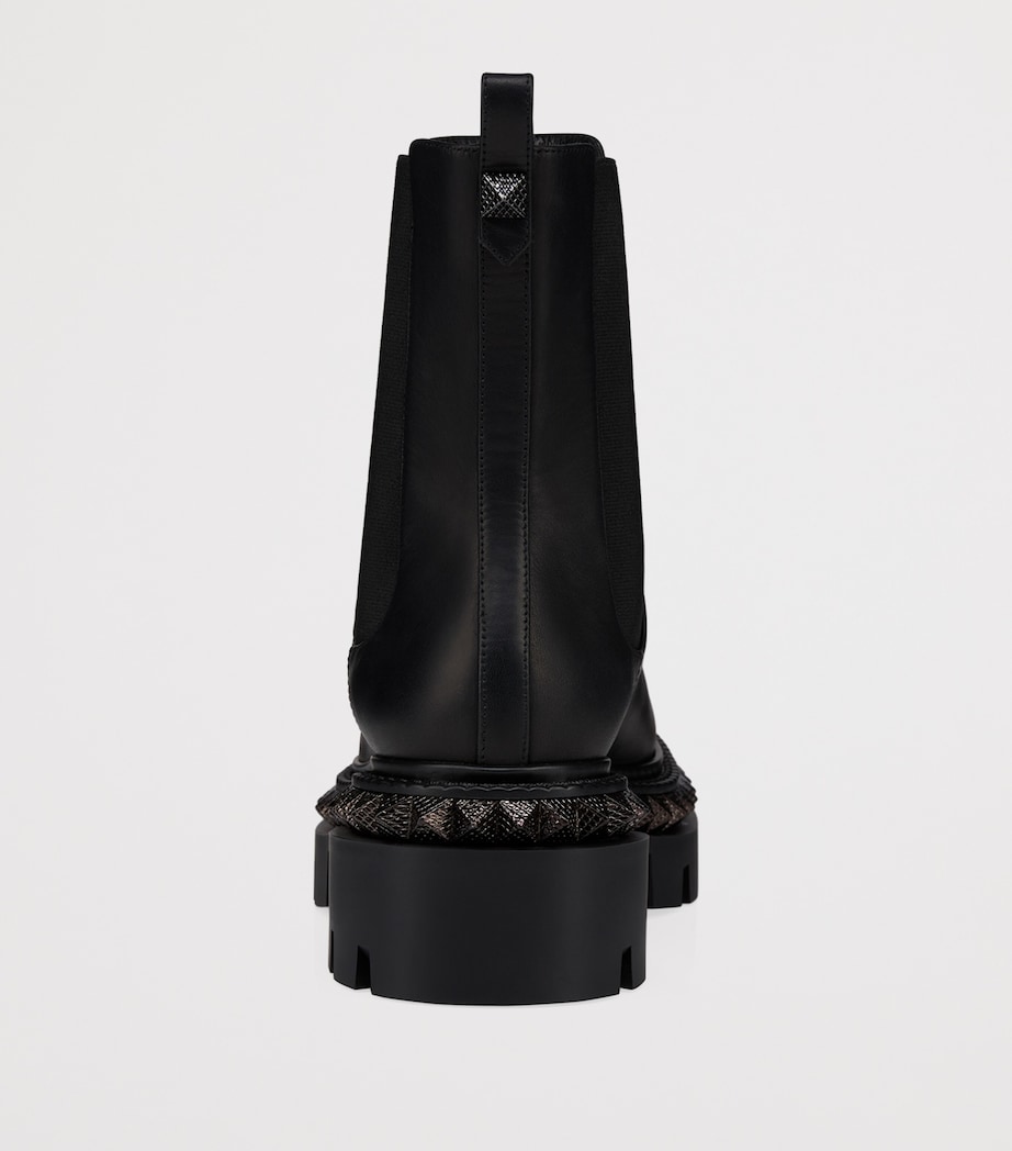 St Emilia Pyraclou Leather Chelsea Boots BK01 Image 4