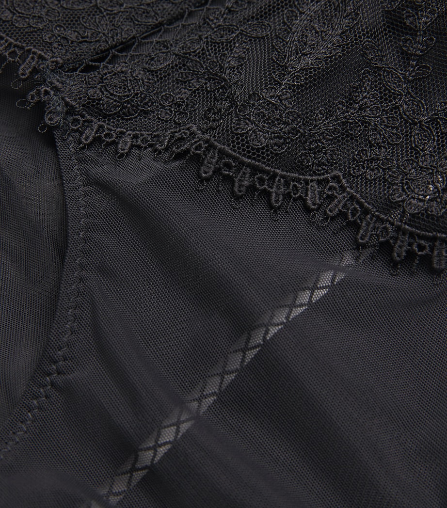 Lace Précieuse Shorty Briefs 015 NOIR Image 4