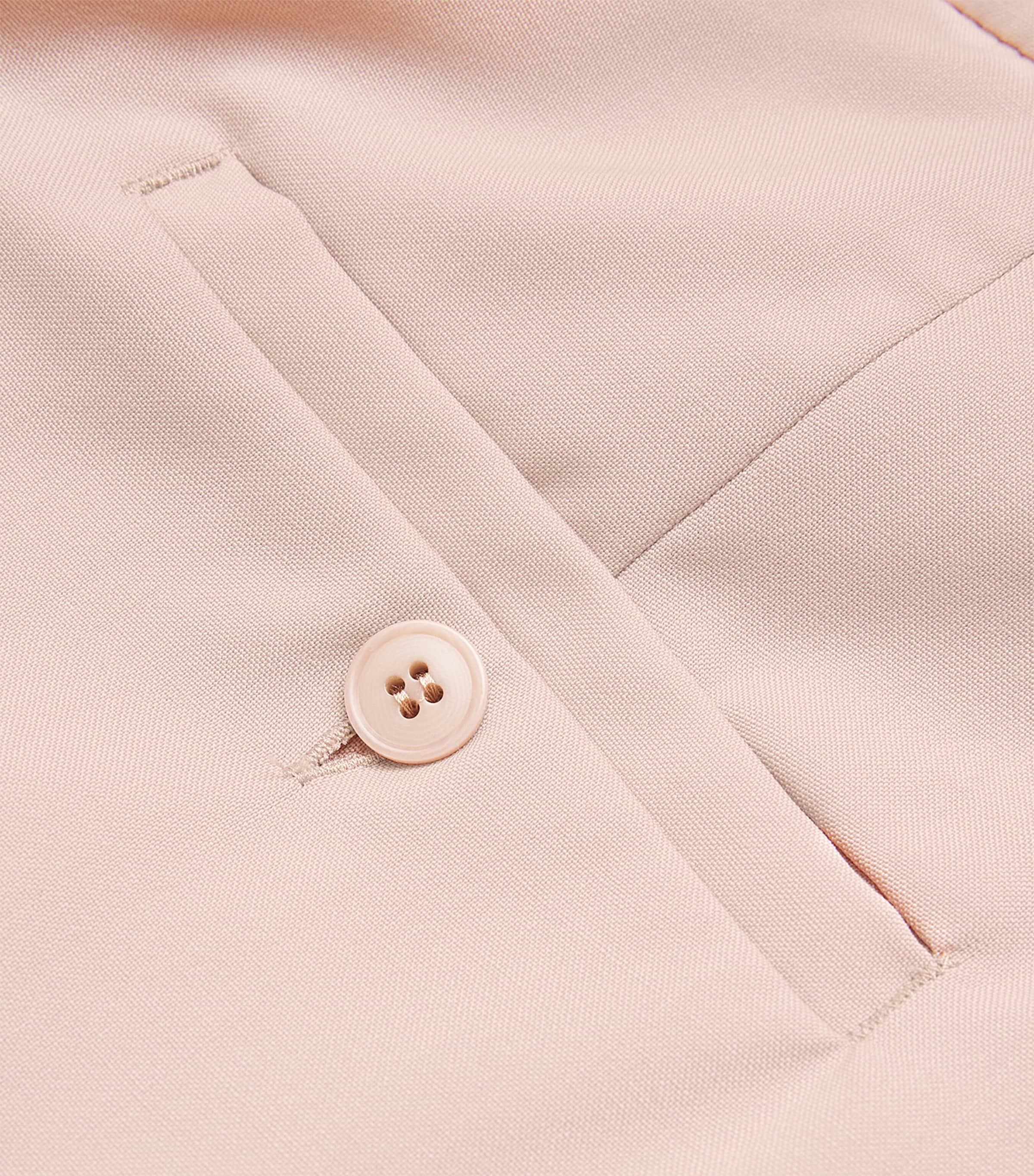 Virgin Wool Tailored Trousers POWDER Image 5