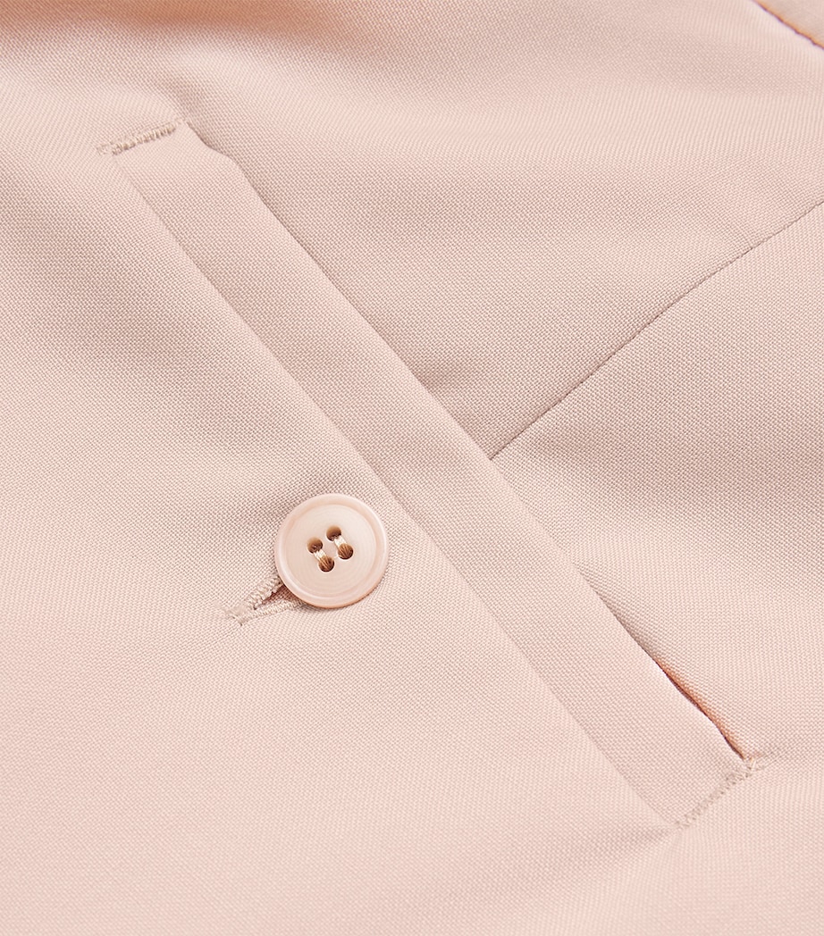 Virgin Wool Tailored Trousers POWDER Image 5