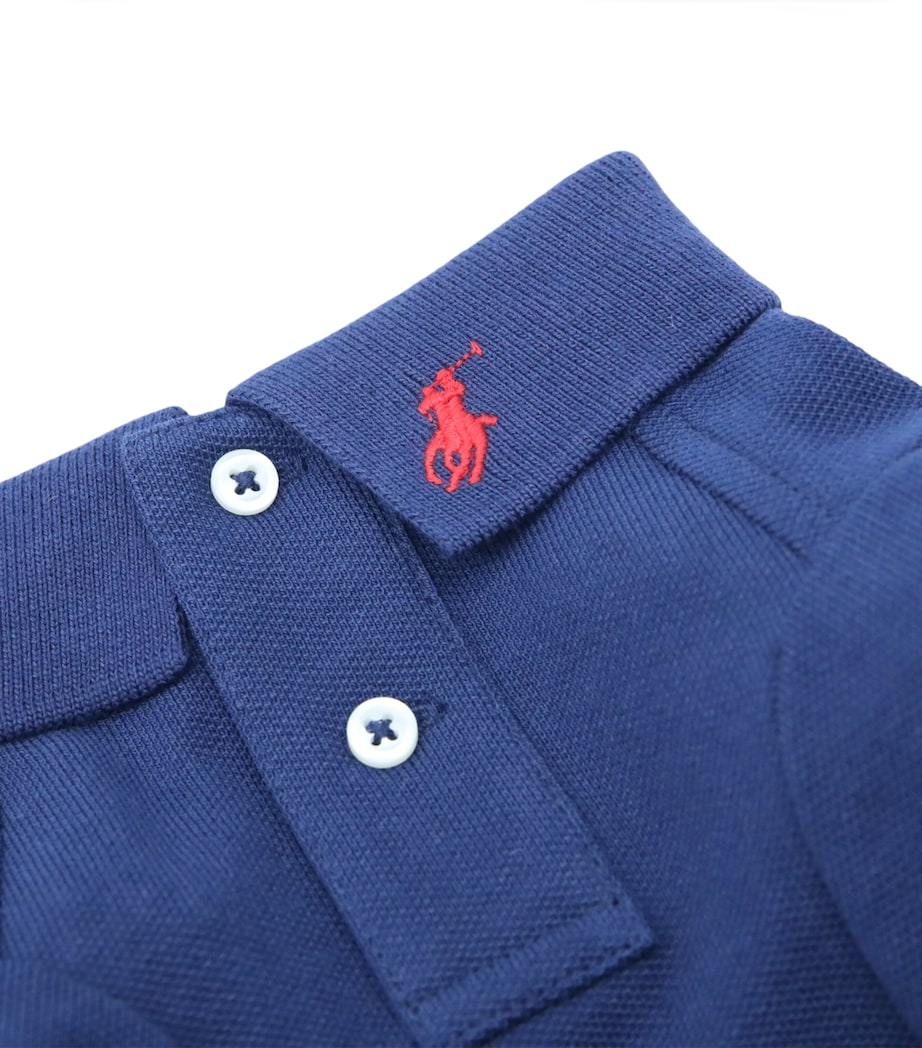 Ralph Lauren Cotton Mesh Dog Polo Shirt (Extra Extra Small) Classic Navy Image 3