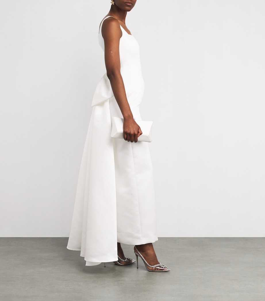Duchesse Satin Shannon Gown WHITE Image 2