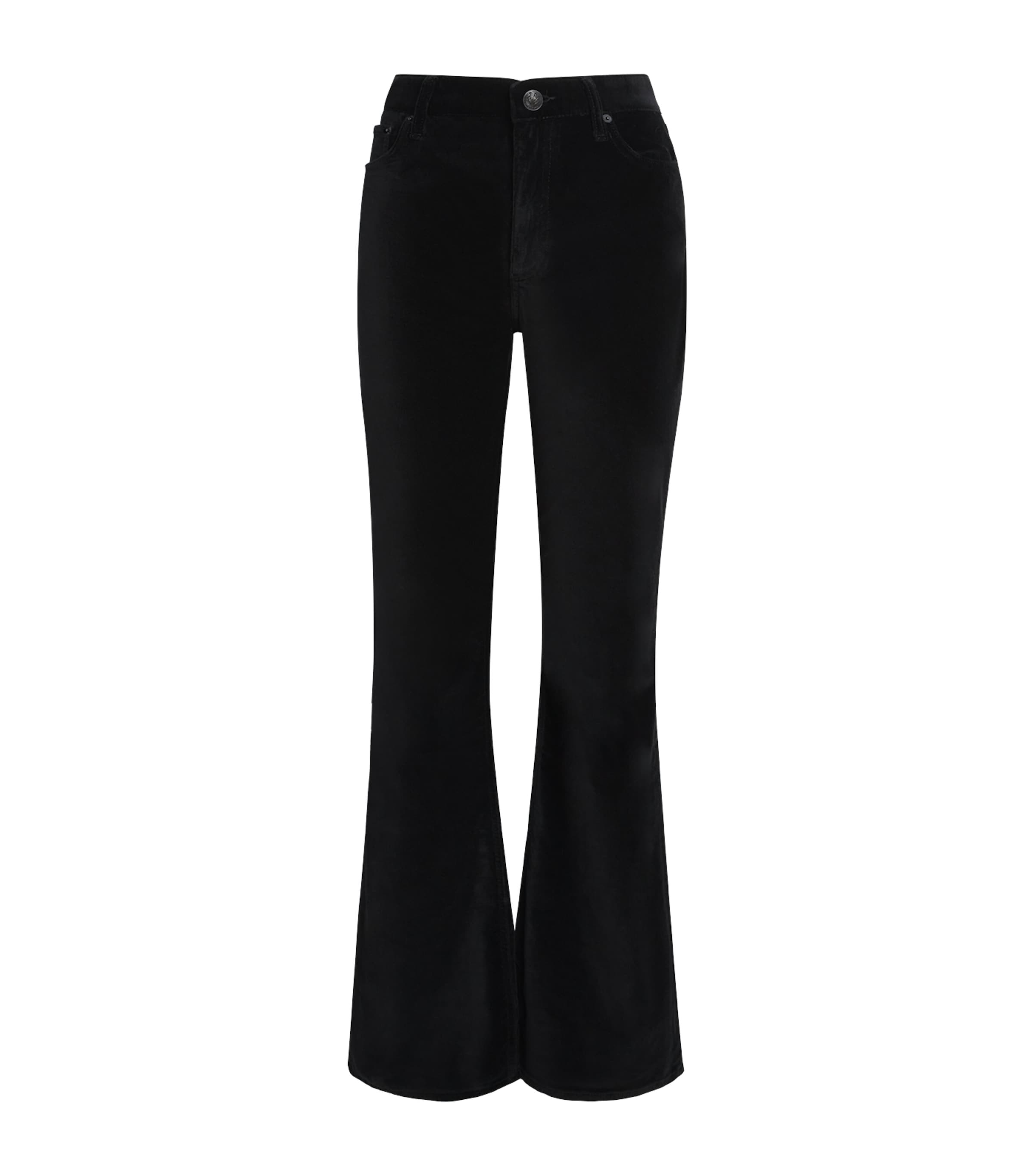 Velvet Dahlia Mid-Rise Flared Jeans BLKVELVET Image 1