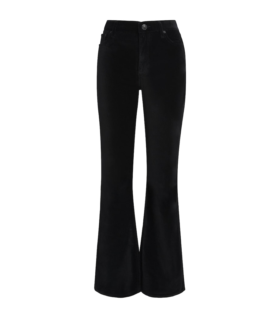 Velvet Dahlia Mid-Rise Flared Jeans BLKVELVET Image 1