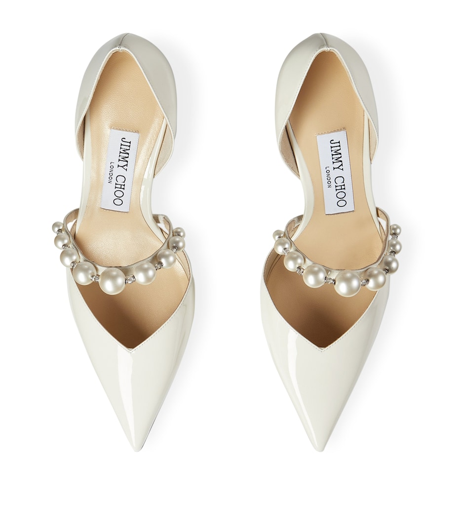Aurelie 65 Patent Leather Pumps LATTE/WHITE Image 4