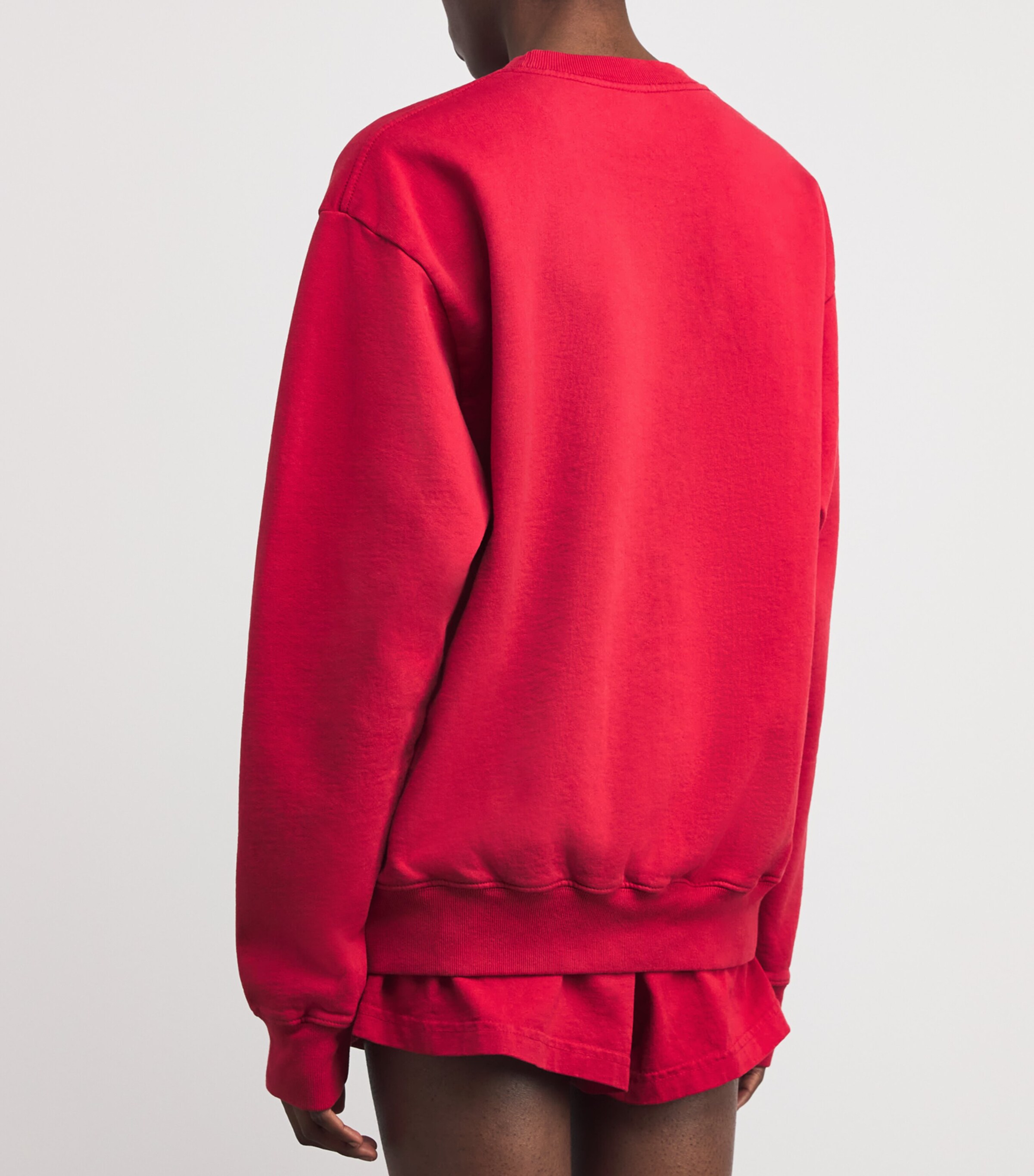 Varsity Crest Sweatshirt RUBY Image 4