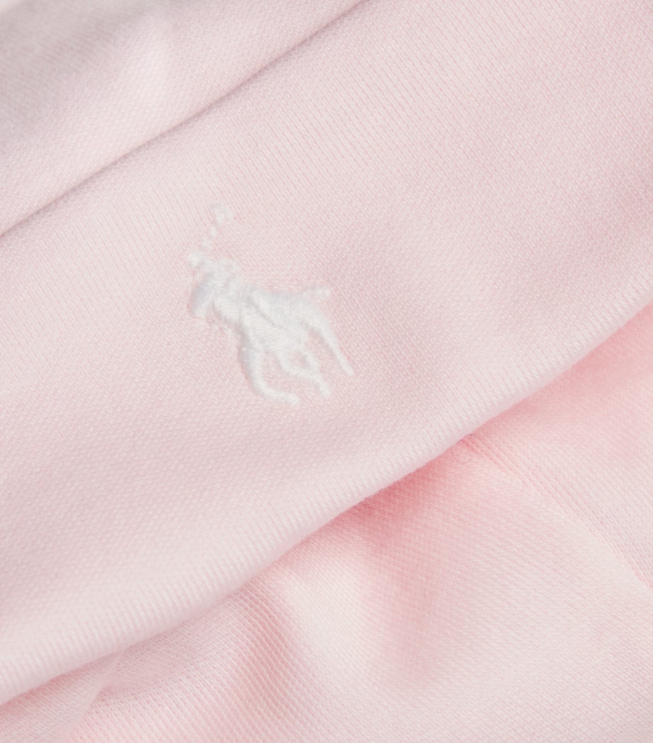 Ralph Lauren Kids Cotton Polo Pony Beanie Delicate Pink Image 3