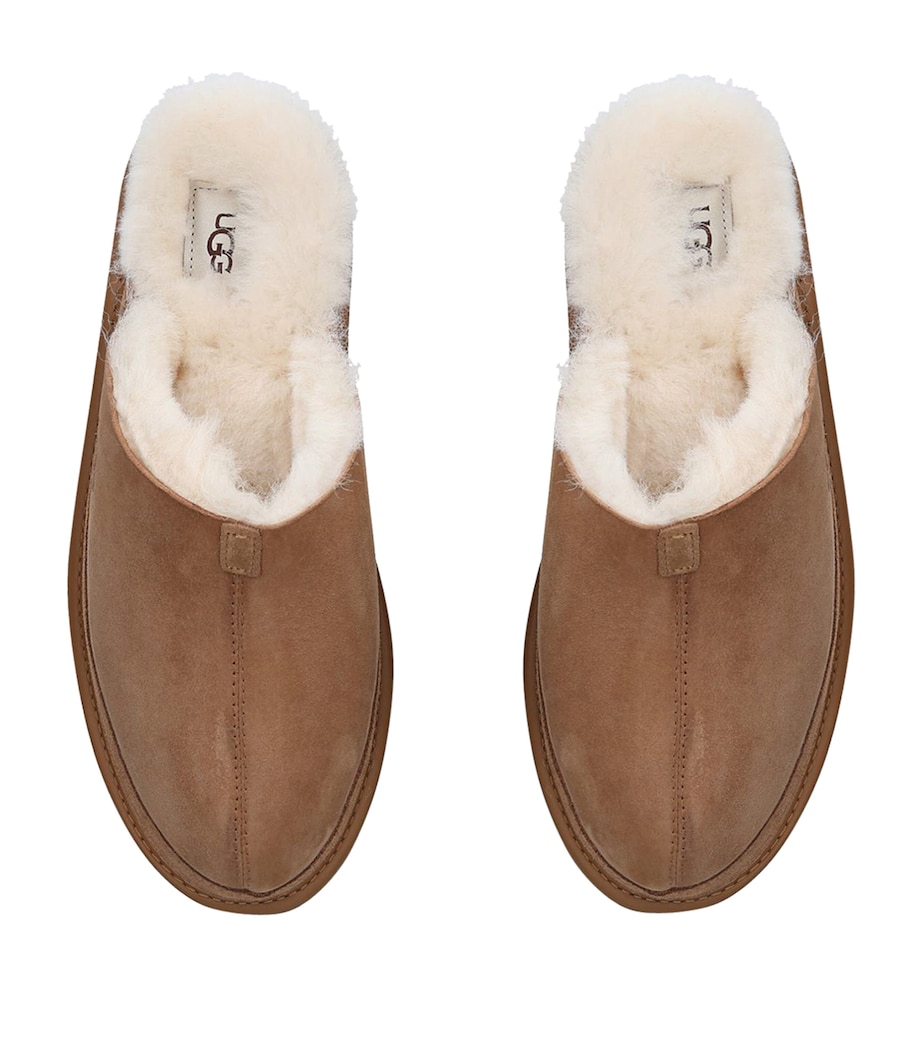 Leather Hyde Slippers TAN Image 4