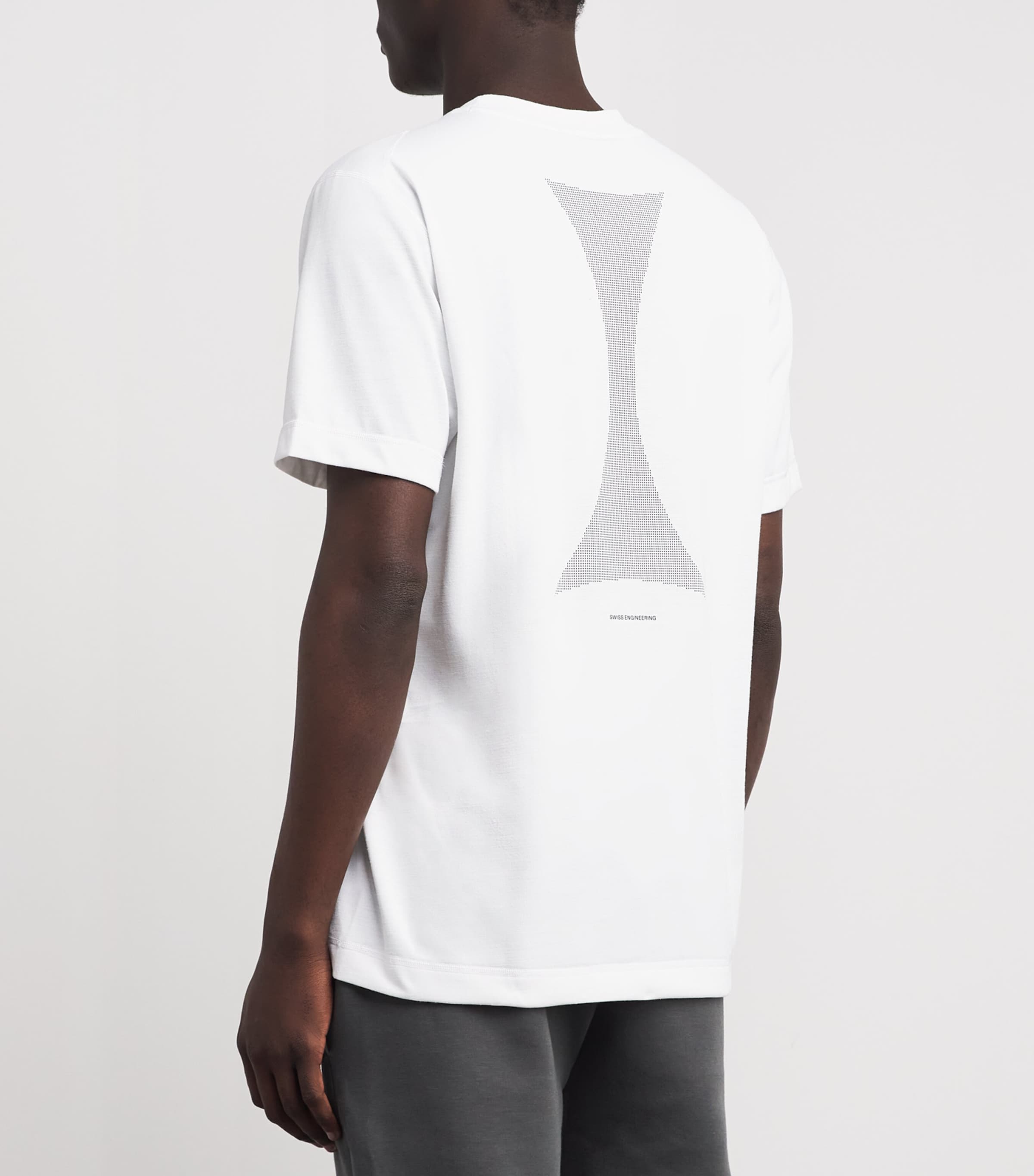 On Mens Train Graphic T-Shirt White Image 5