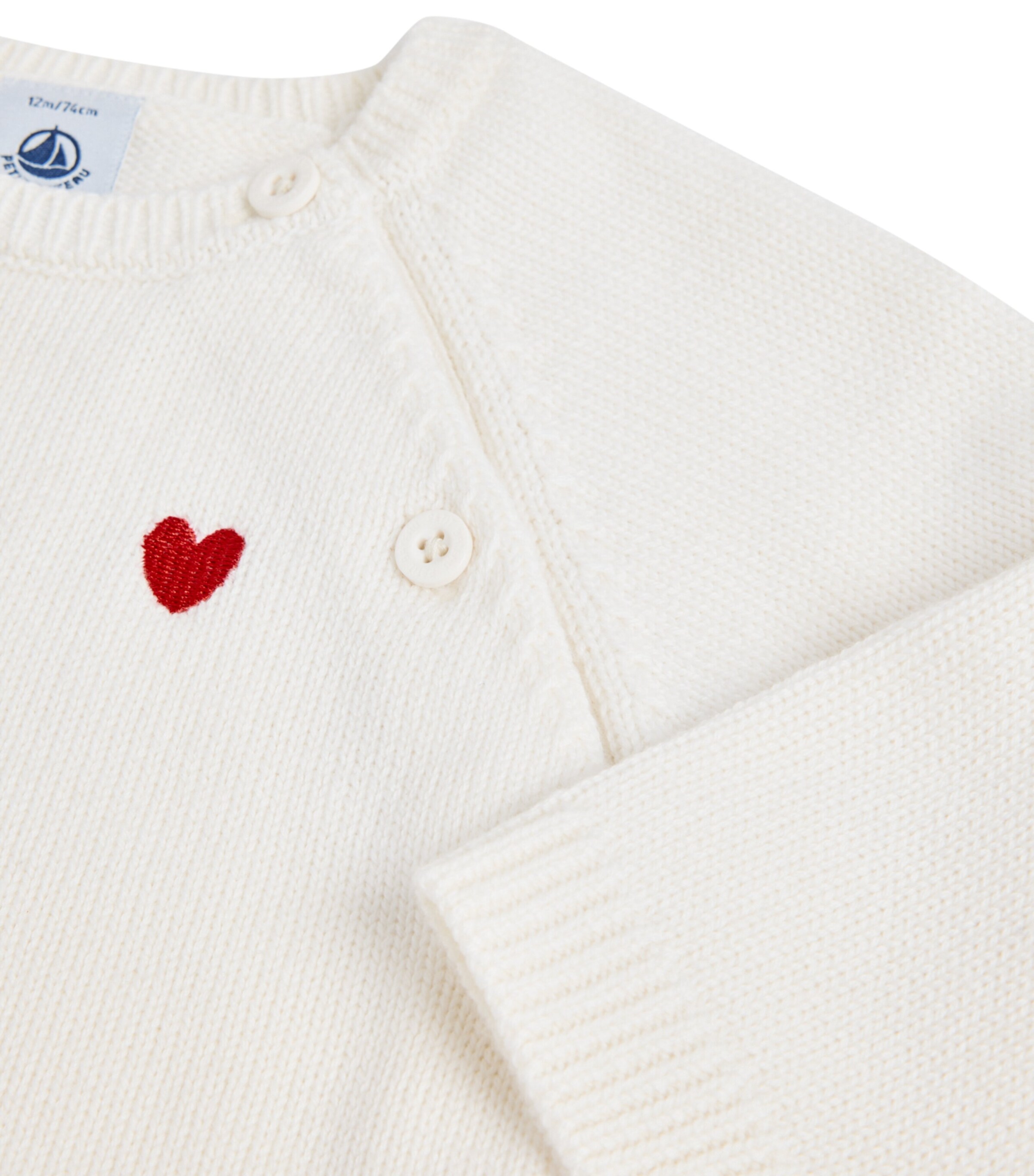 Petit Bateau Knitted Top and Trousers Set (Newborn-18 Months) Image 2