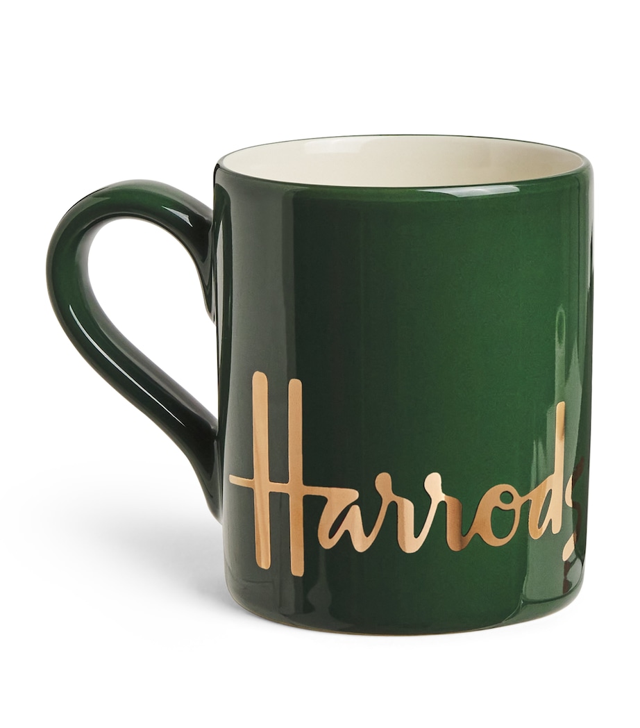 Harrods Logo Mug Green Image 1