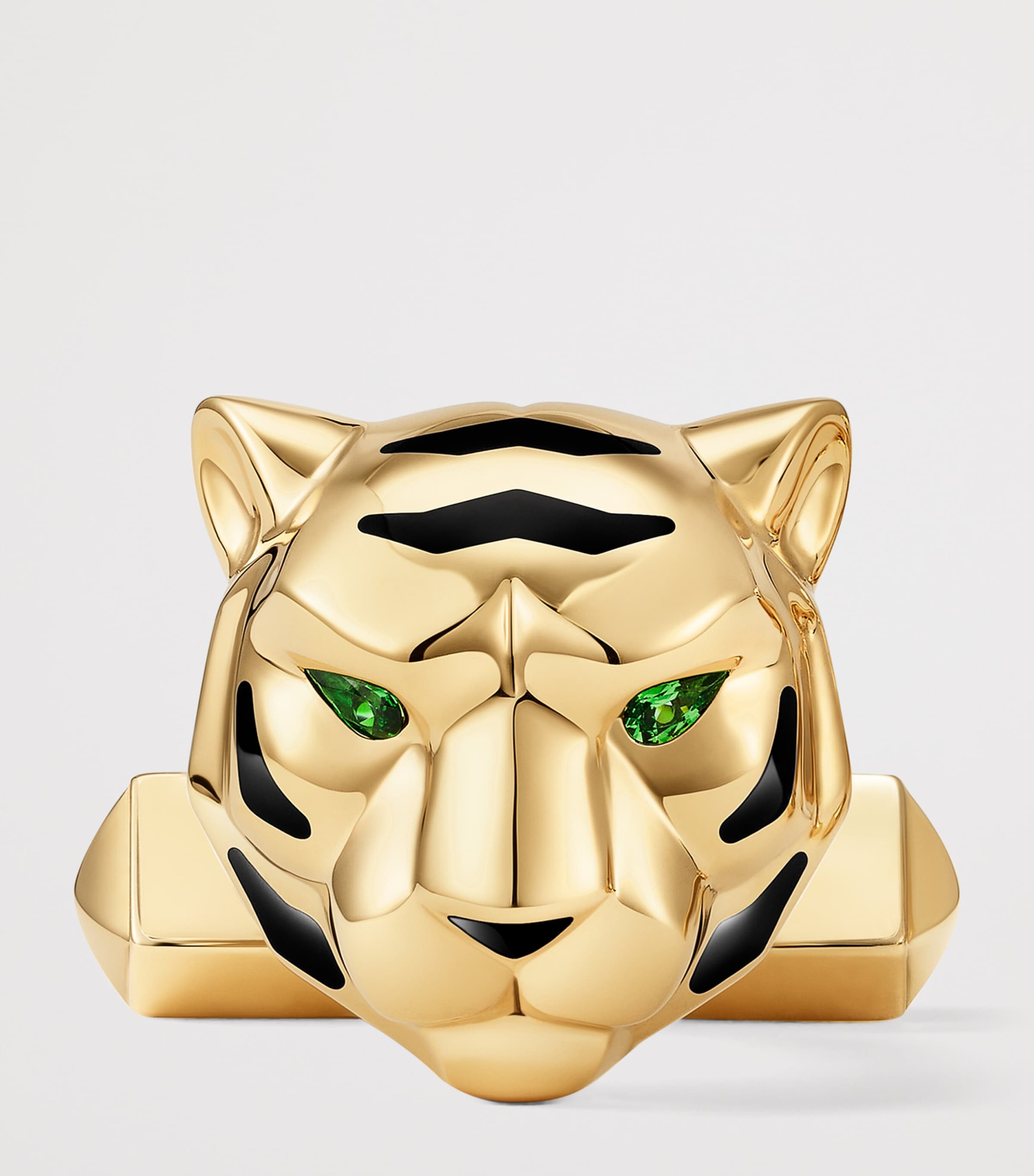 Cartier Yellow Gold and Tsavorite Faune et Flore de Cartier Cufflinks Yellow Gold Image 4