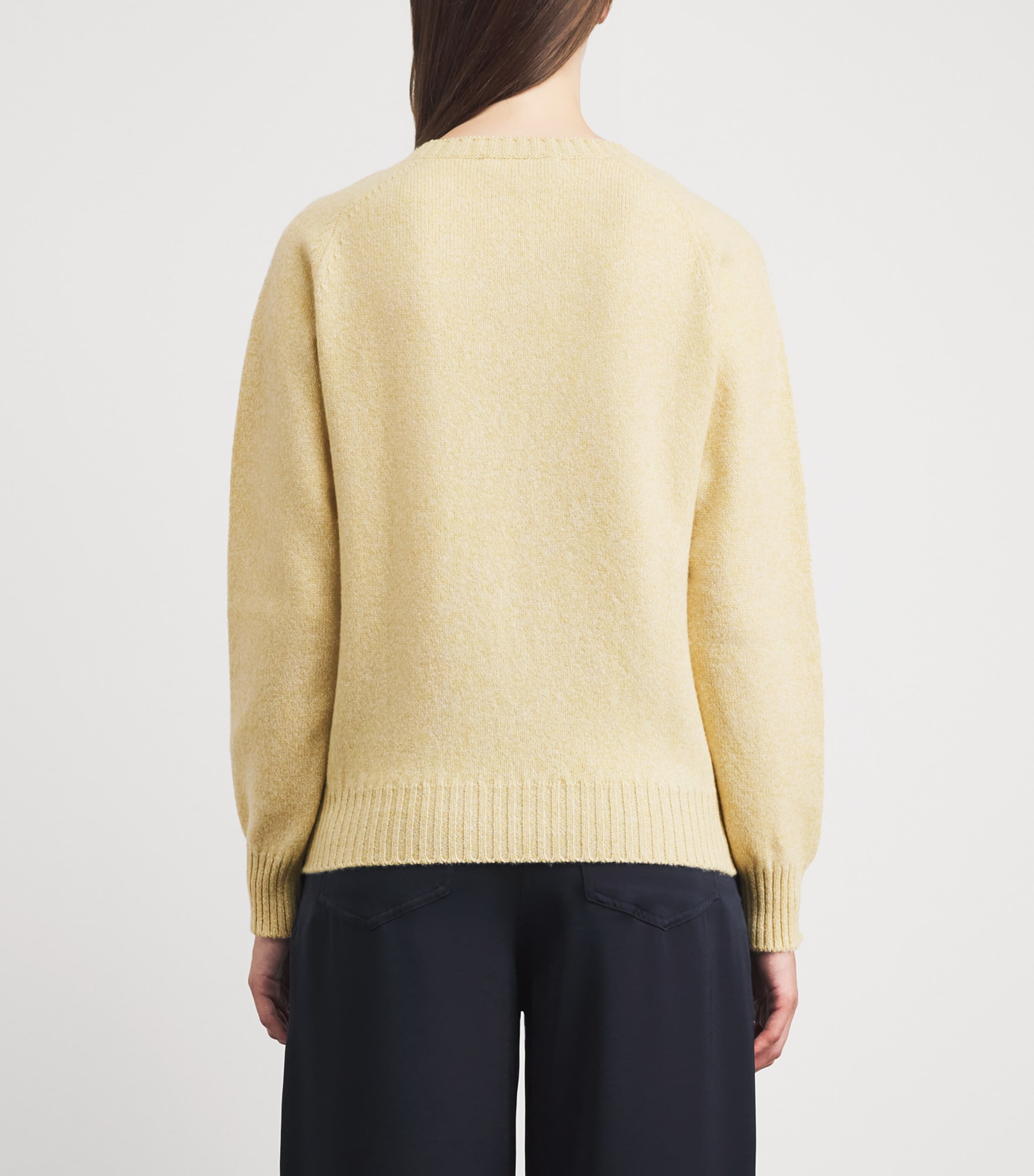 Johnstons Of Elgin Womens Lambswool Blyth Sweater Sunset Song Image 5