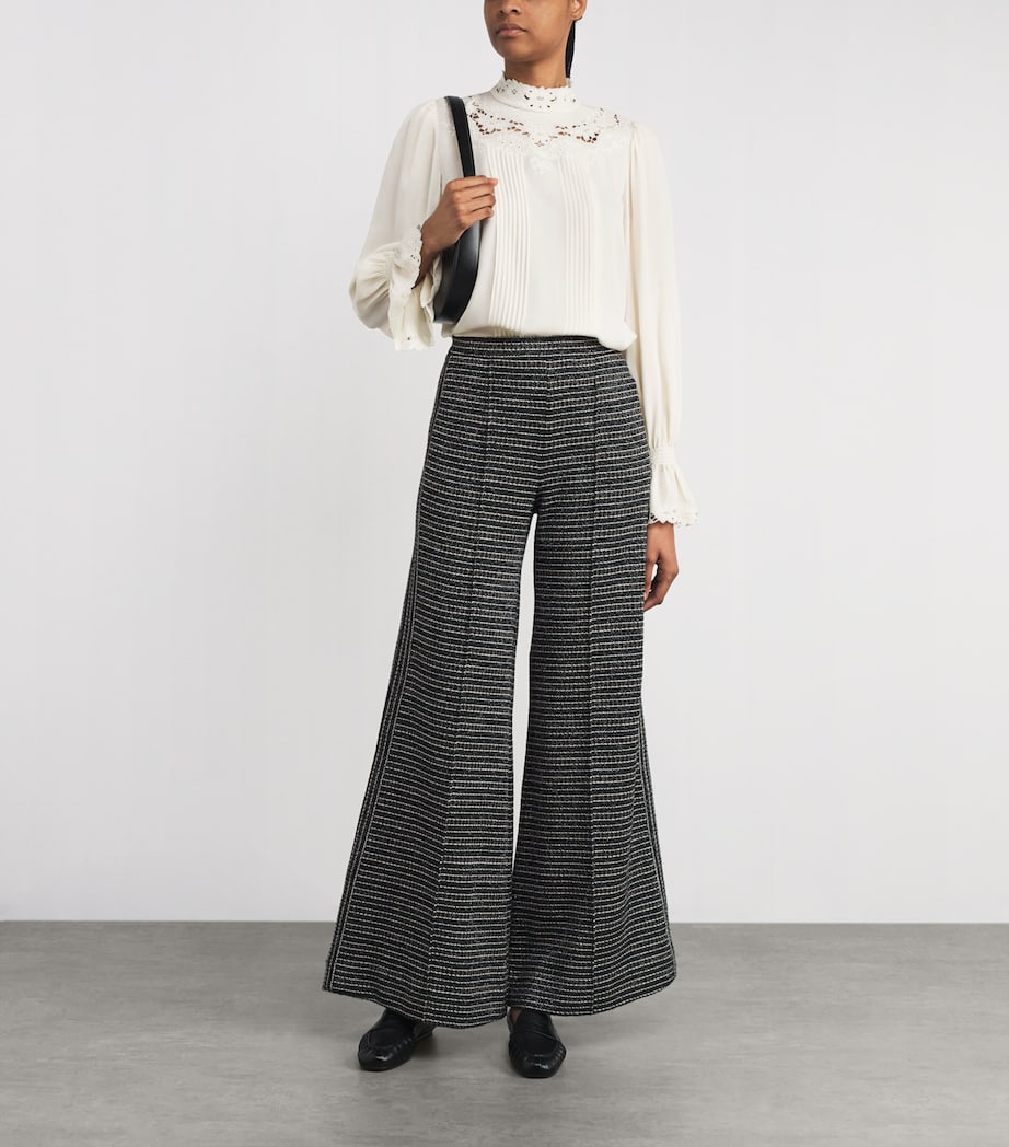 Silk Lace Blouse CREAM Image 2