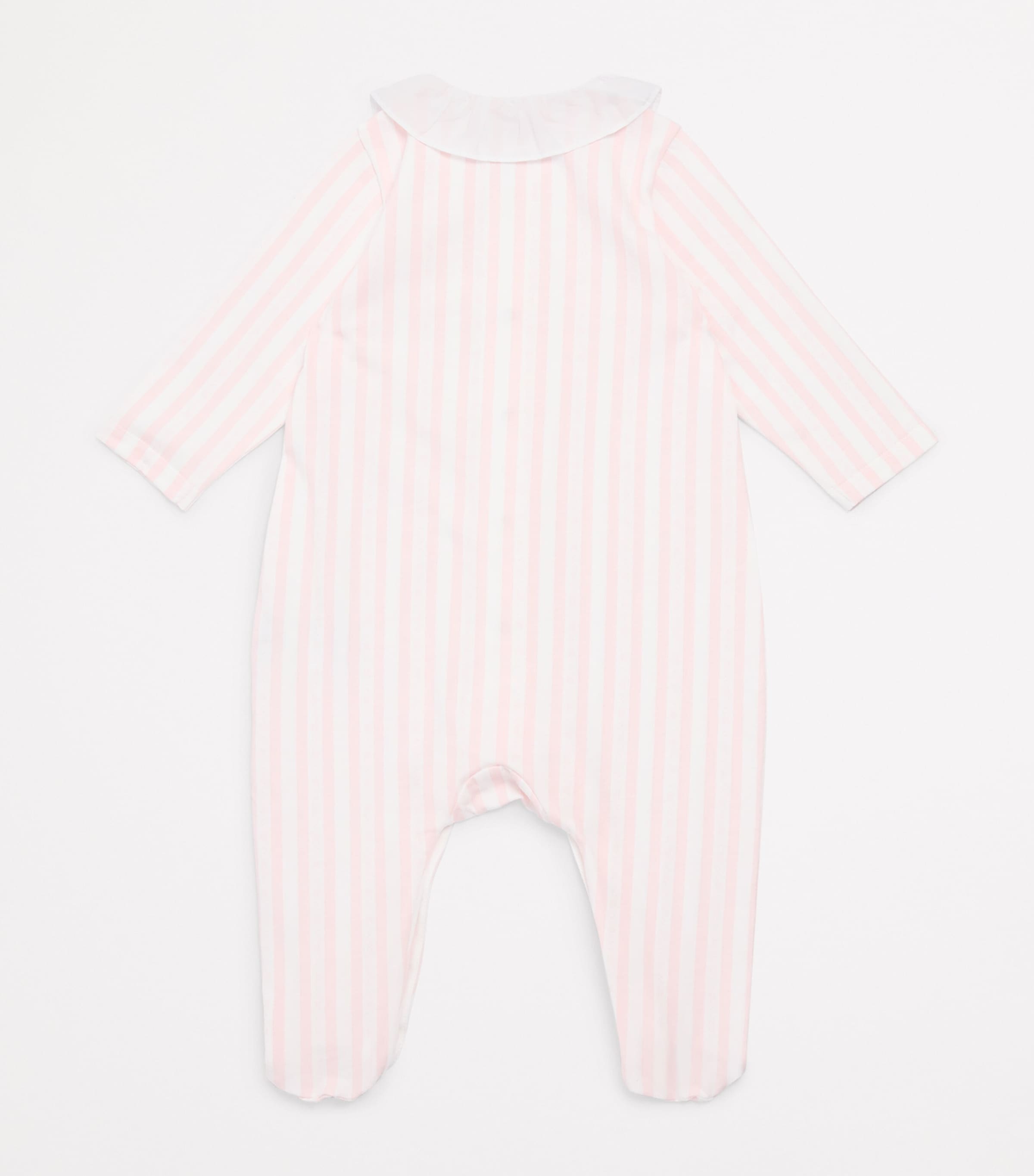 Tartine et Chocolat Embroidered All-In-One (Newborn-2 Years) Rose Pï¿½le Image 2