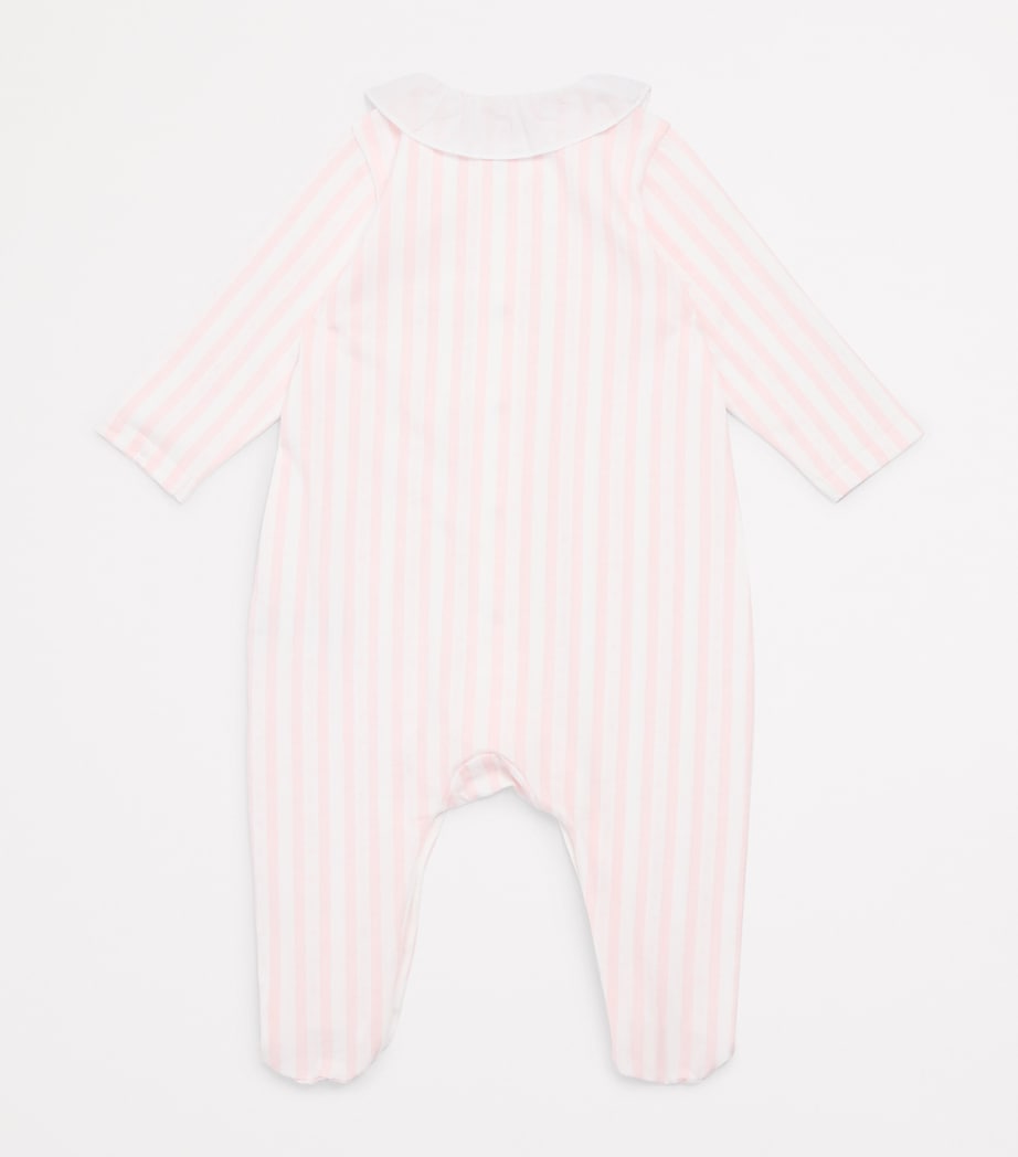 Tartine et Chocolat Embroidered All-In-One (Newborn-2 Years) Rose P�le Image 2