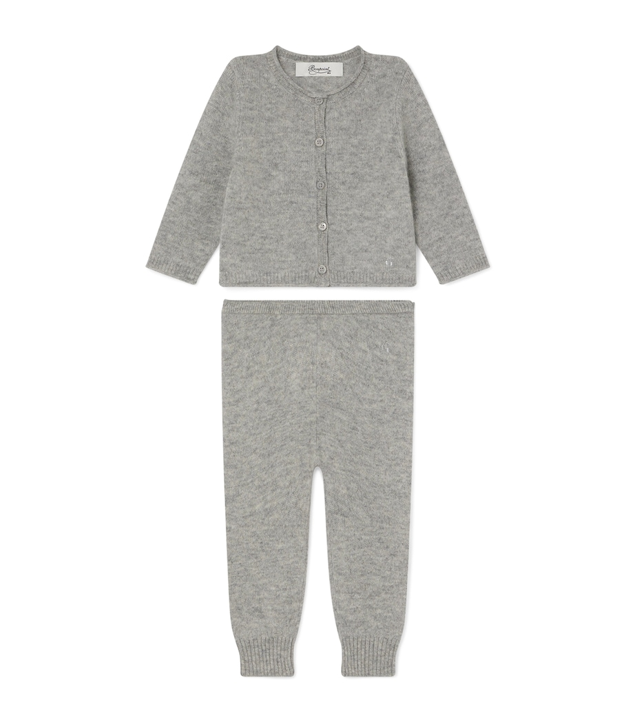 Cashmere Cardigan (24-36 Months) GRIS CHINE C. Image 1