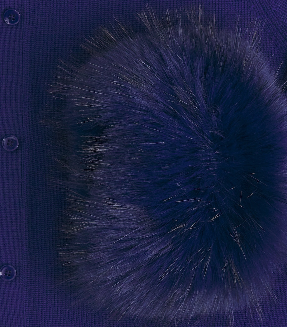 Stretch-Wool Cropped Dollie Cardigan B401 MIDNIGHT BLUE Image 5