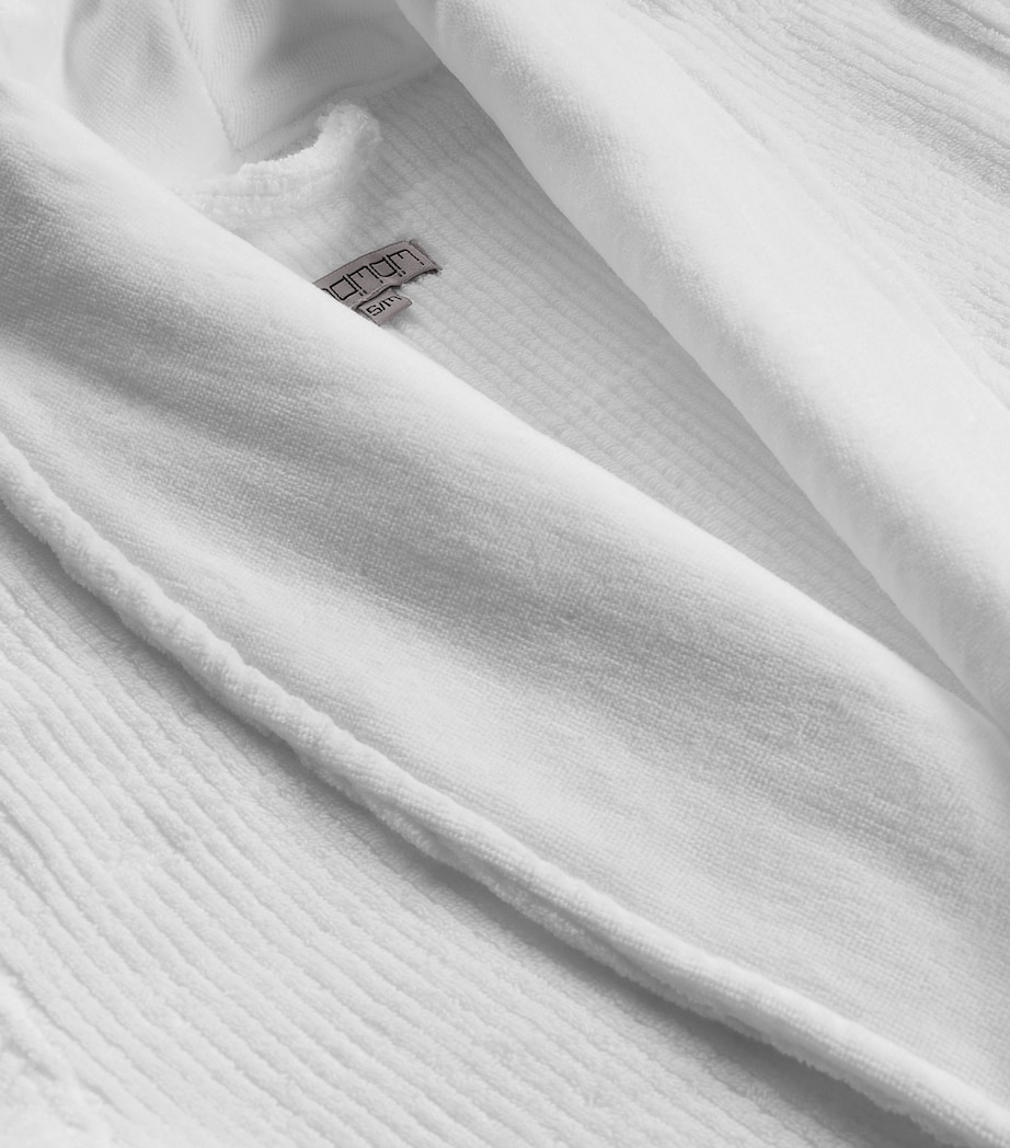 Organic Cotton Raya Bathrobe (Large/Extra Large) WHITE Image 2