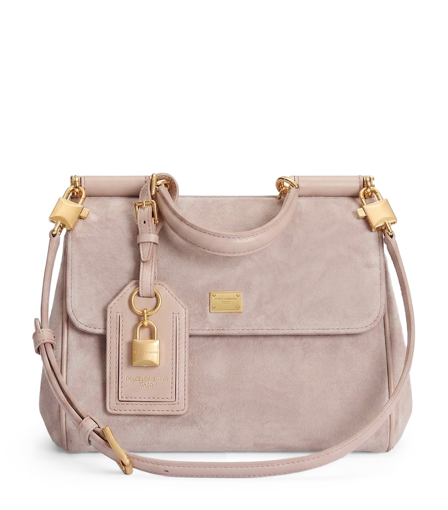 Dolce&Gabbana Suede My Sicily Top-Handle Bag Make Up/make U Image 1