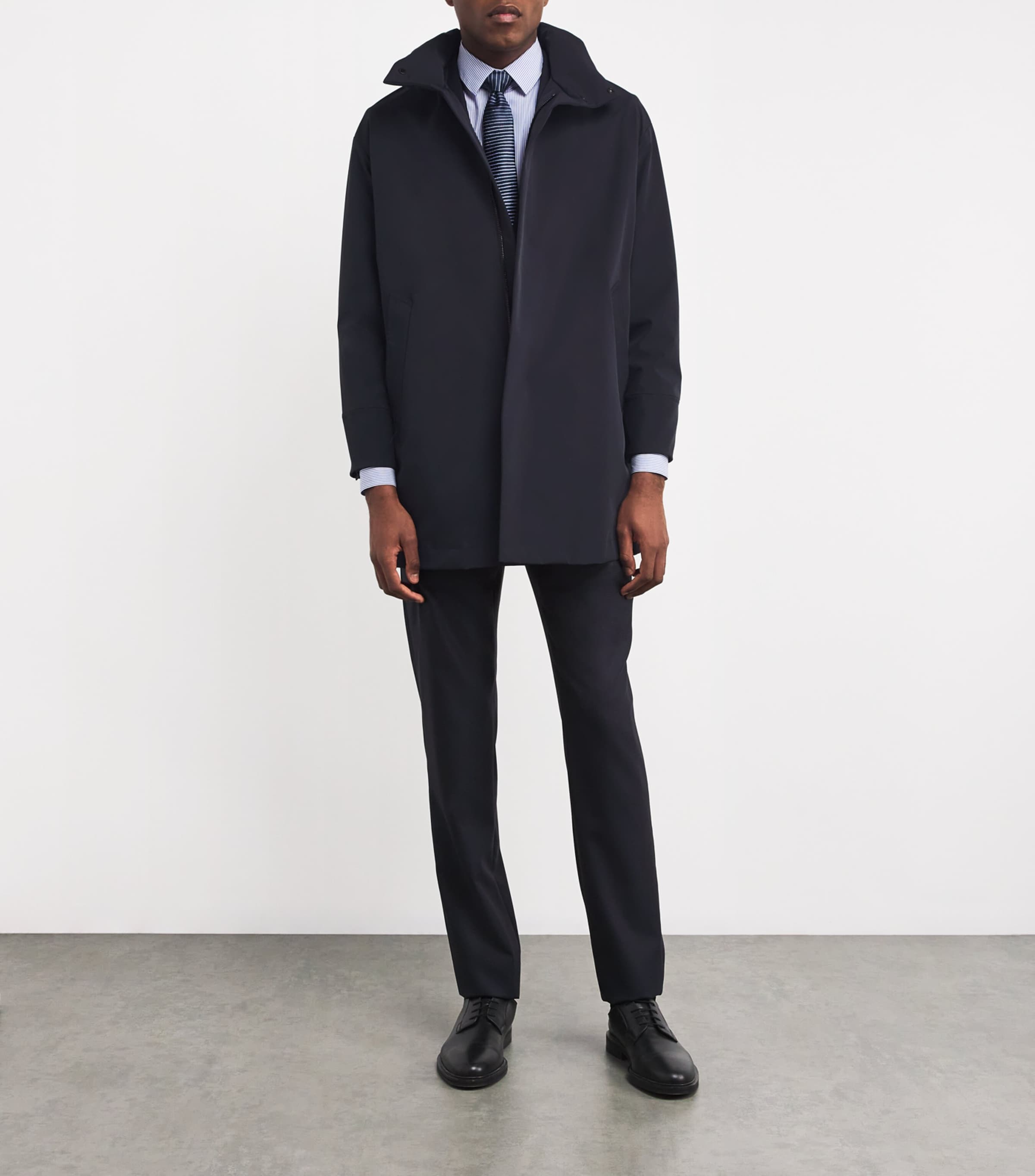 Padded Pea Coat UB109 Image 2