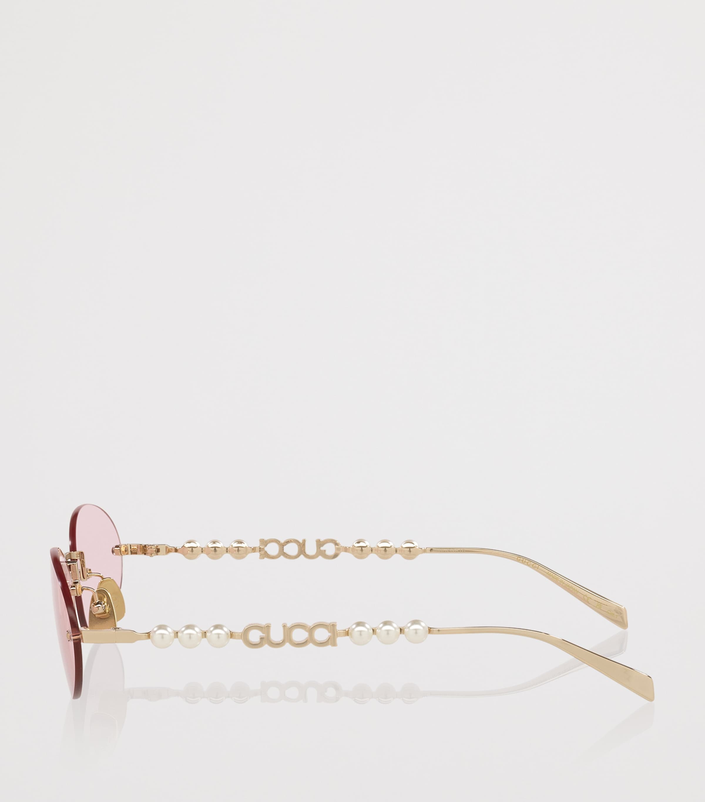 Metal Round Sunglasses 2300R1 Image 3