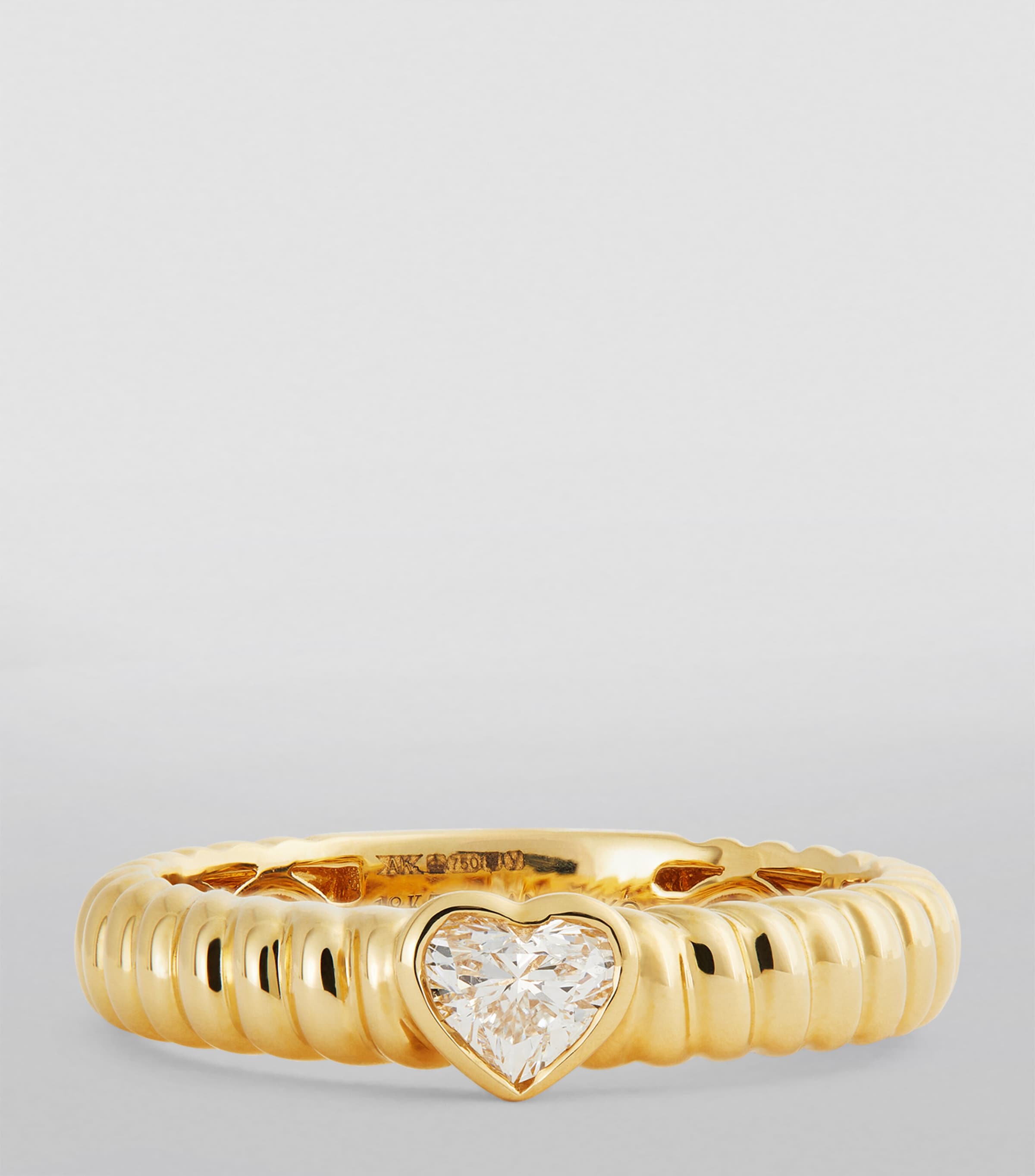 Yellow Gold and Diamond Zoe Ring YELLOW GOLD Image 3