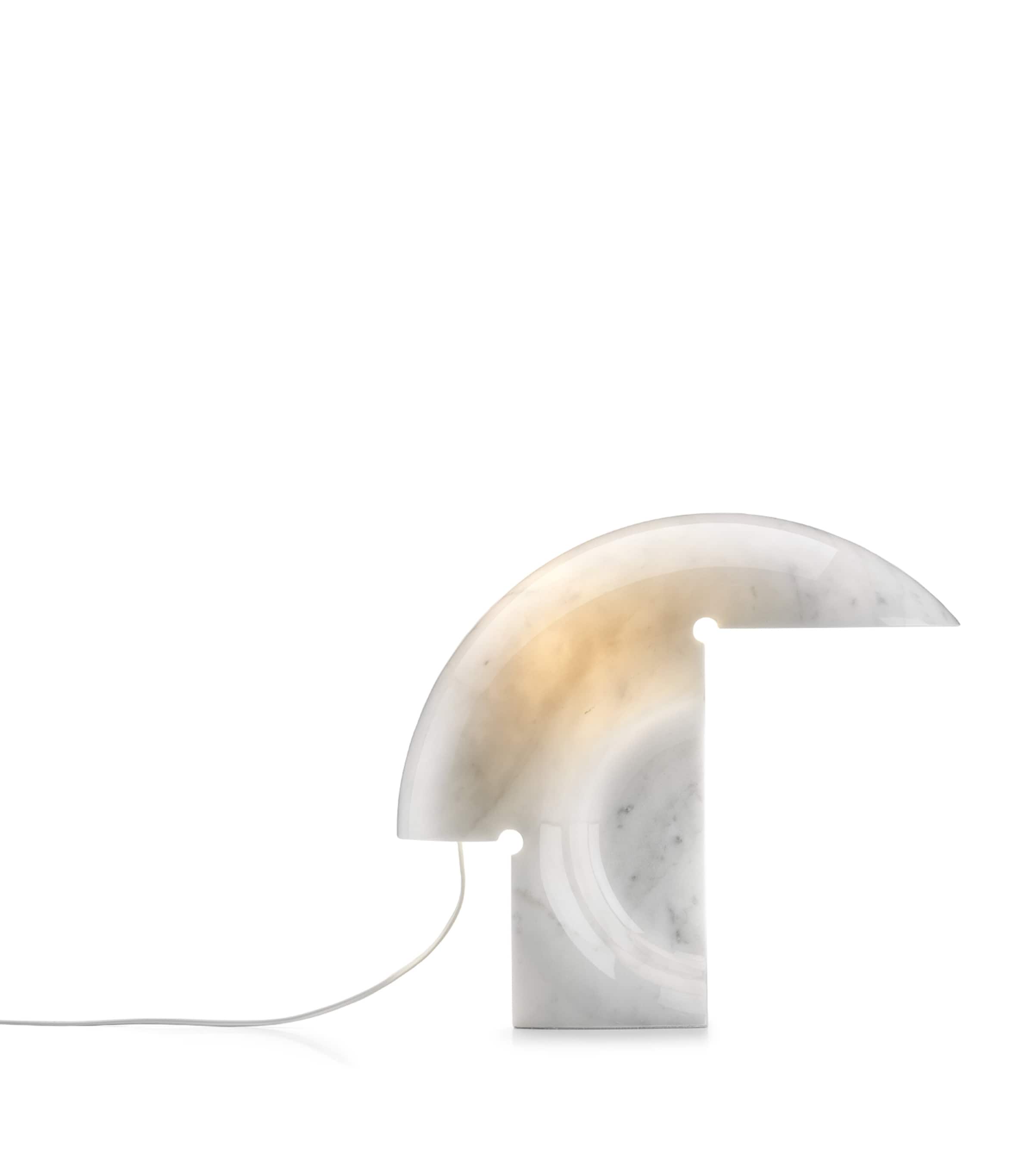 Flos Marble Biagio Table Lamp In White