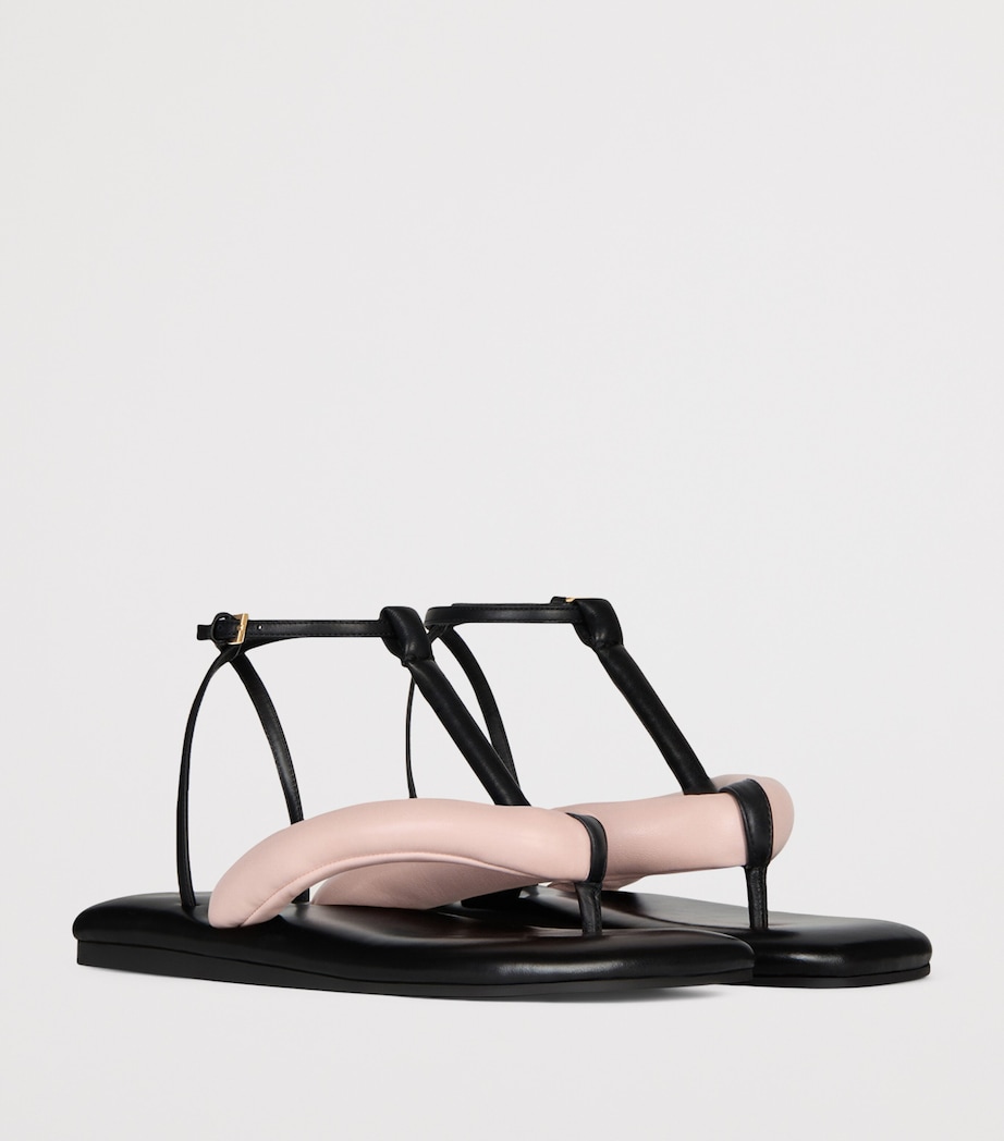 Givenchy Leather Boudoir Sandals Black/pink Image 2