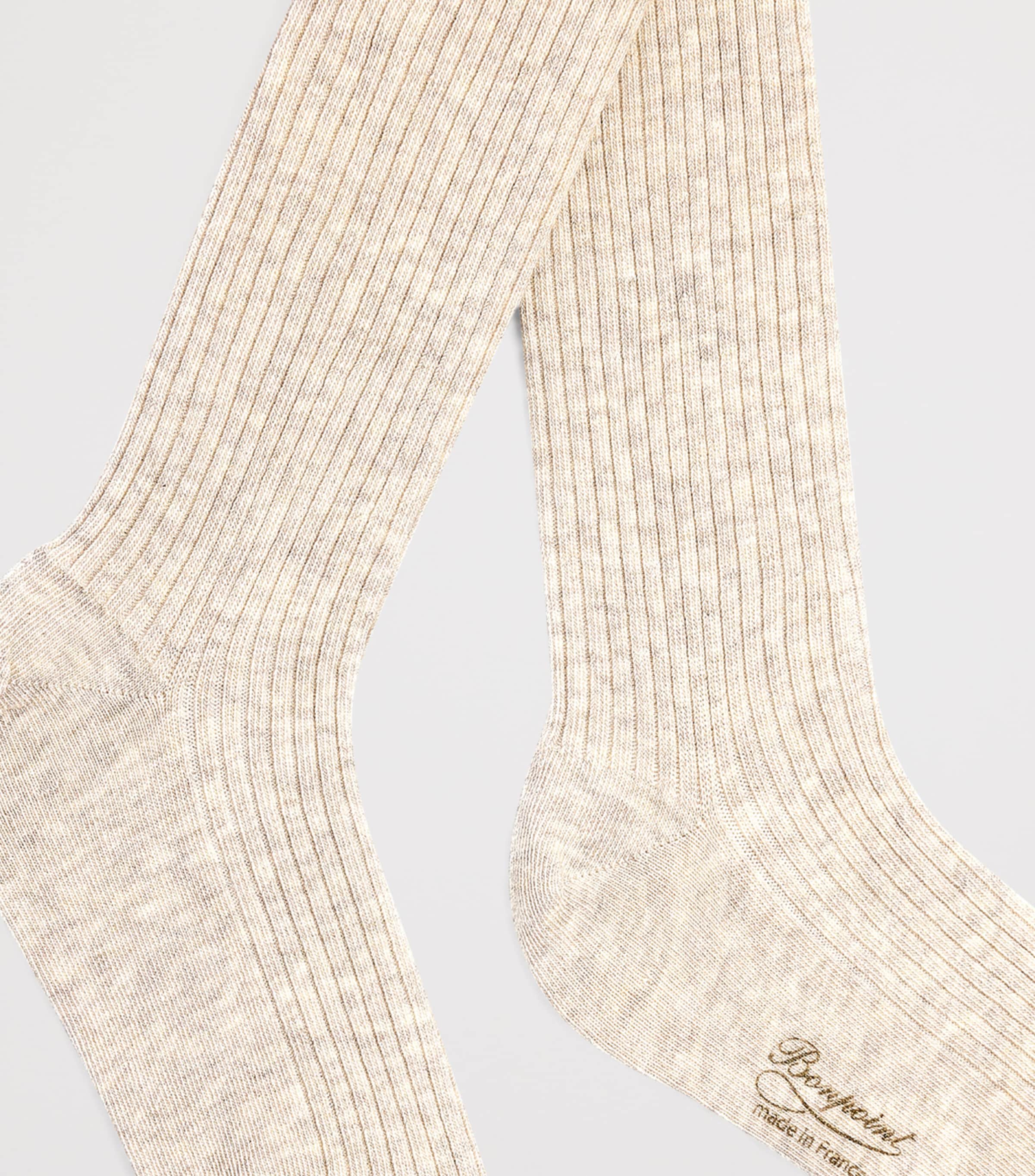 Cotton Tights BEIGE CHINE Image 2