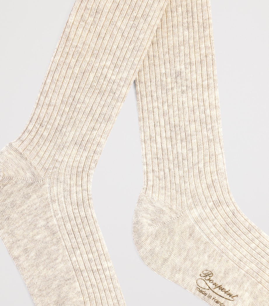 Cotton Tights BEIGE CHINE Image 2