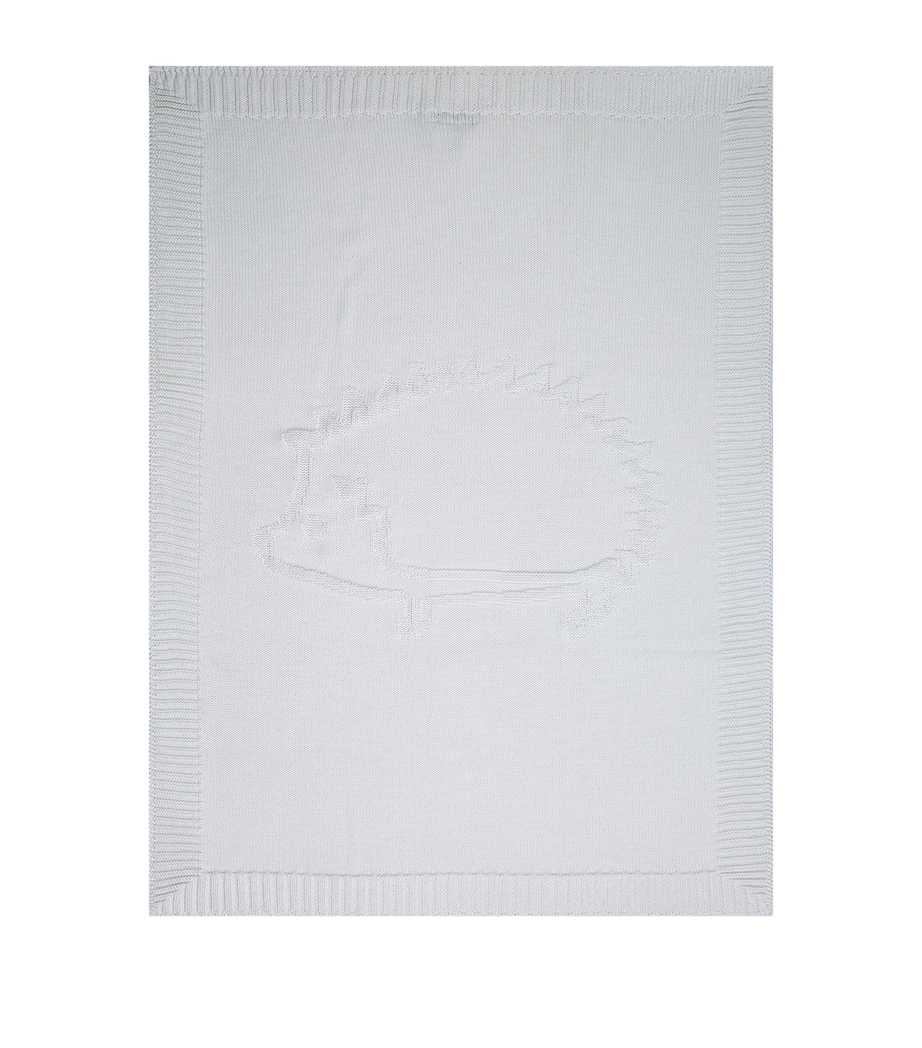 Hedgehog Wool Blanket (75cm x 100cm) 61 BEIGE Image 1