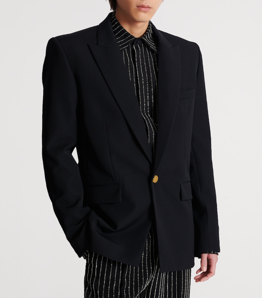Wool Blazer 0PA NOIR Image 7