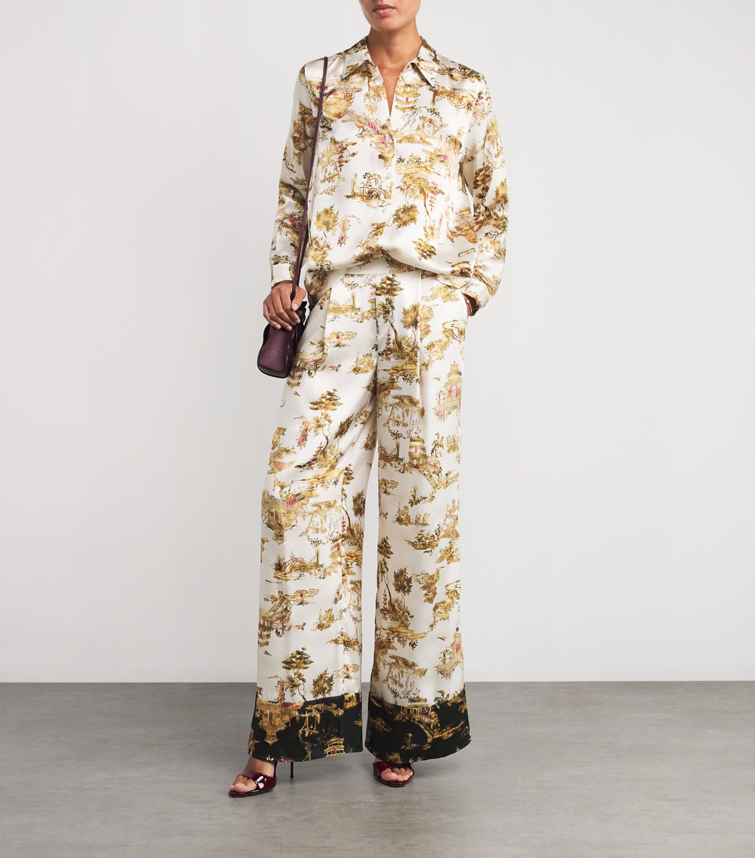 Silk Printed Tyler Shirt EMCS ECR MLTI CHNSRI Image 2