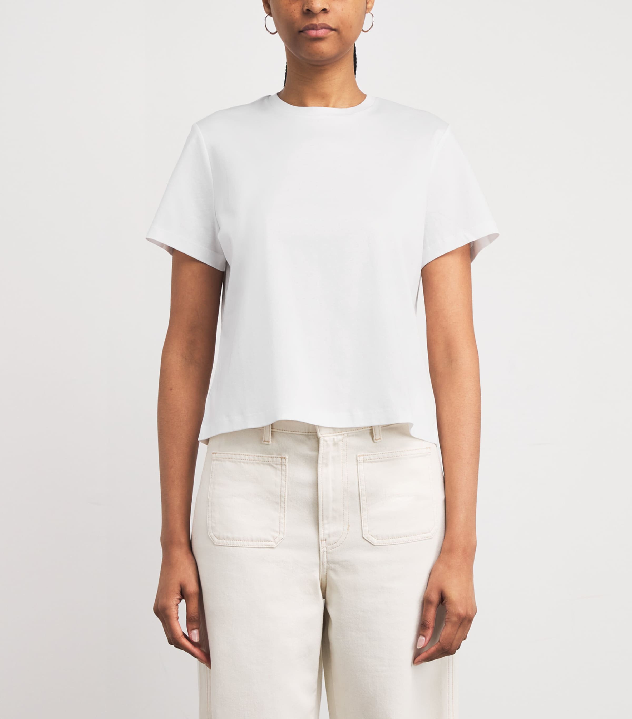 Organic Cotton Relaxed T-Shirt BRIGHT WHITE Image 3
