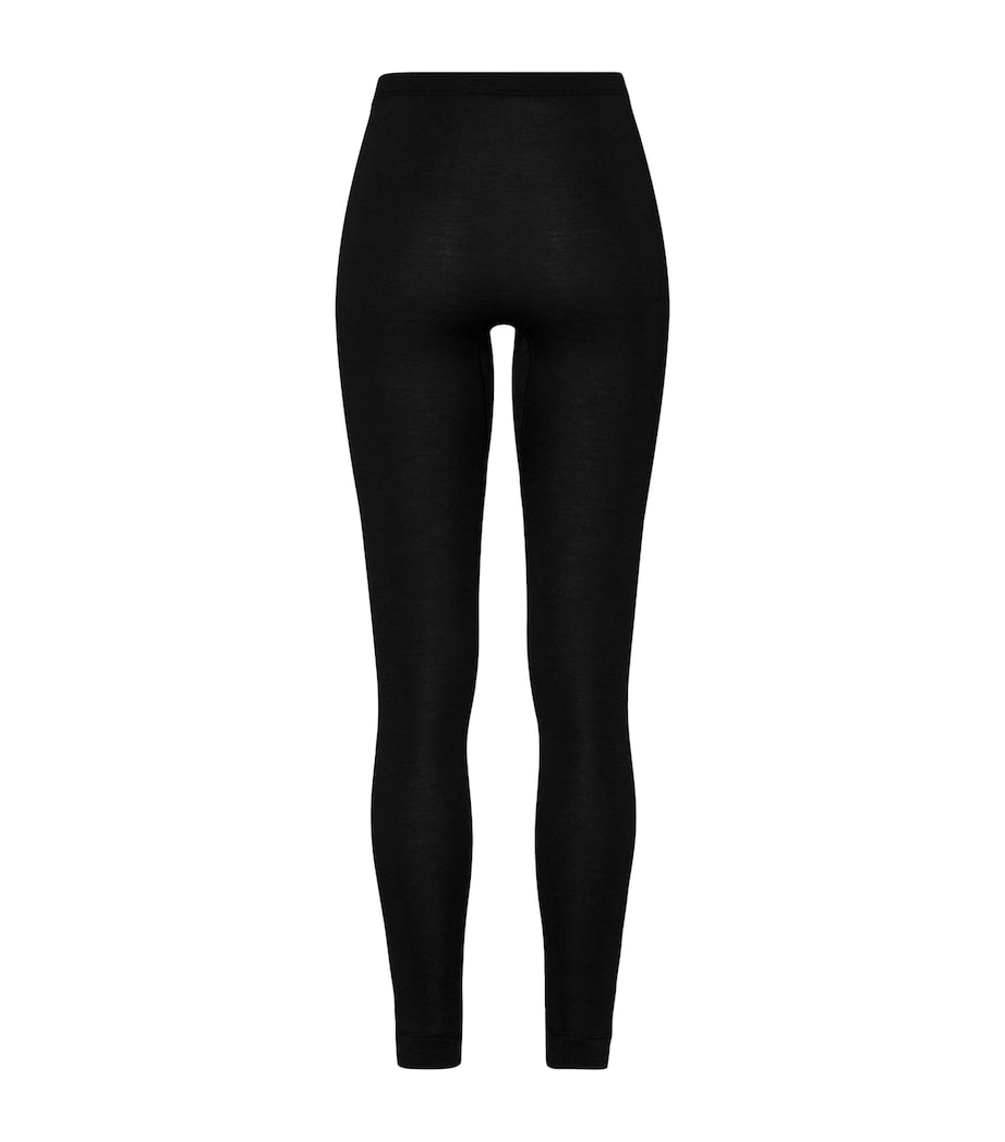 Silk-Cashmere Leggings BLACK Image 3