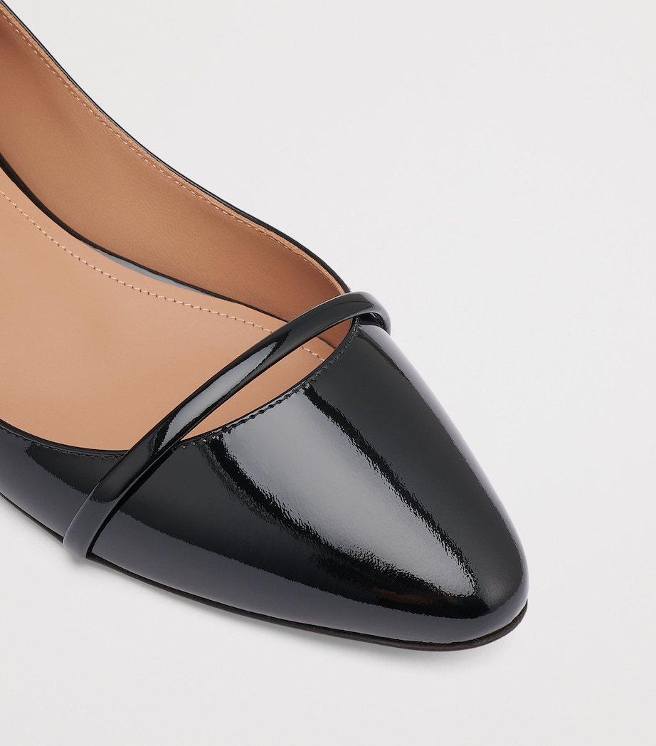 Malone Souliers Patent Leather Mary Ballet Flats 10 Black Image 5