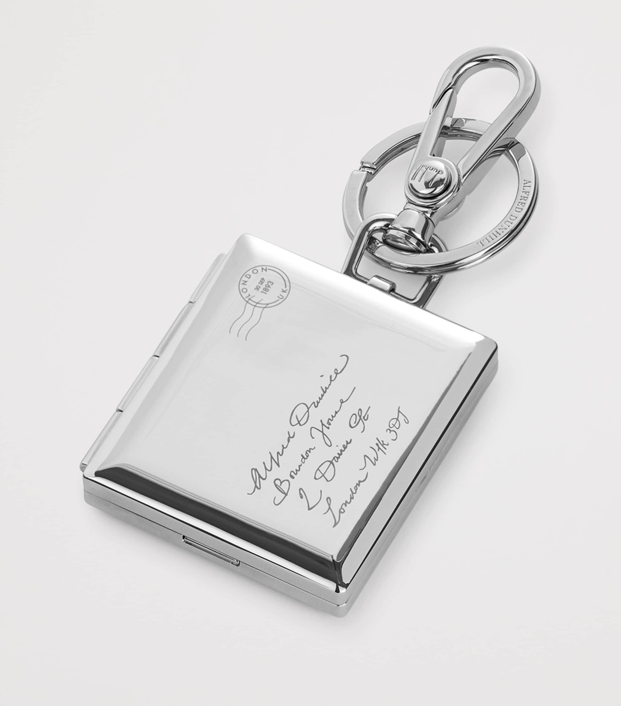 Envelope Picture Frame Key Fob 040SILVER Image 3