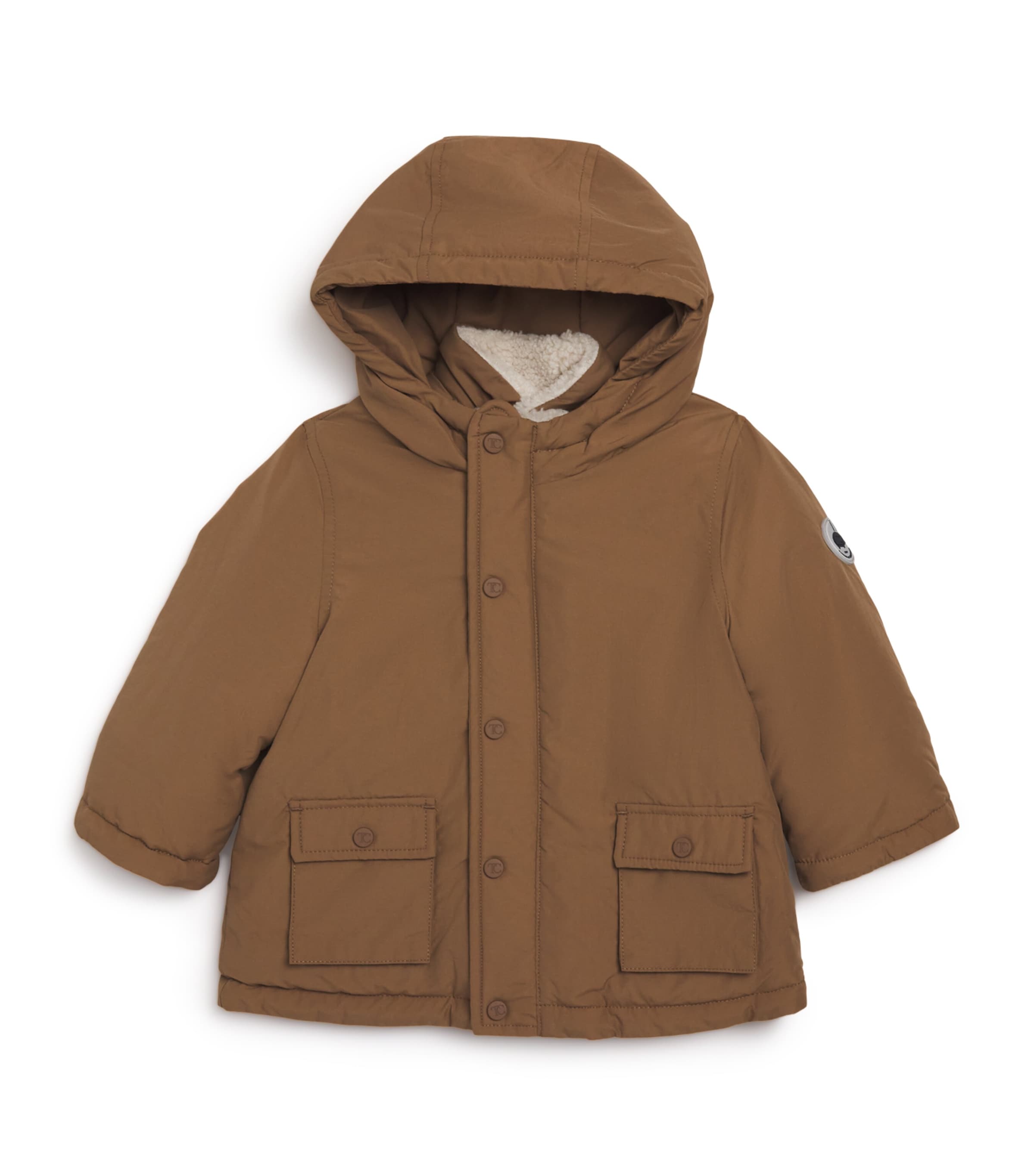 Water-Repellent Hooded Parka (6 Months-4 Years) 68ECORCE SP CIAL Image 1