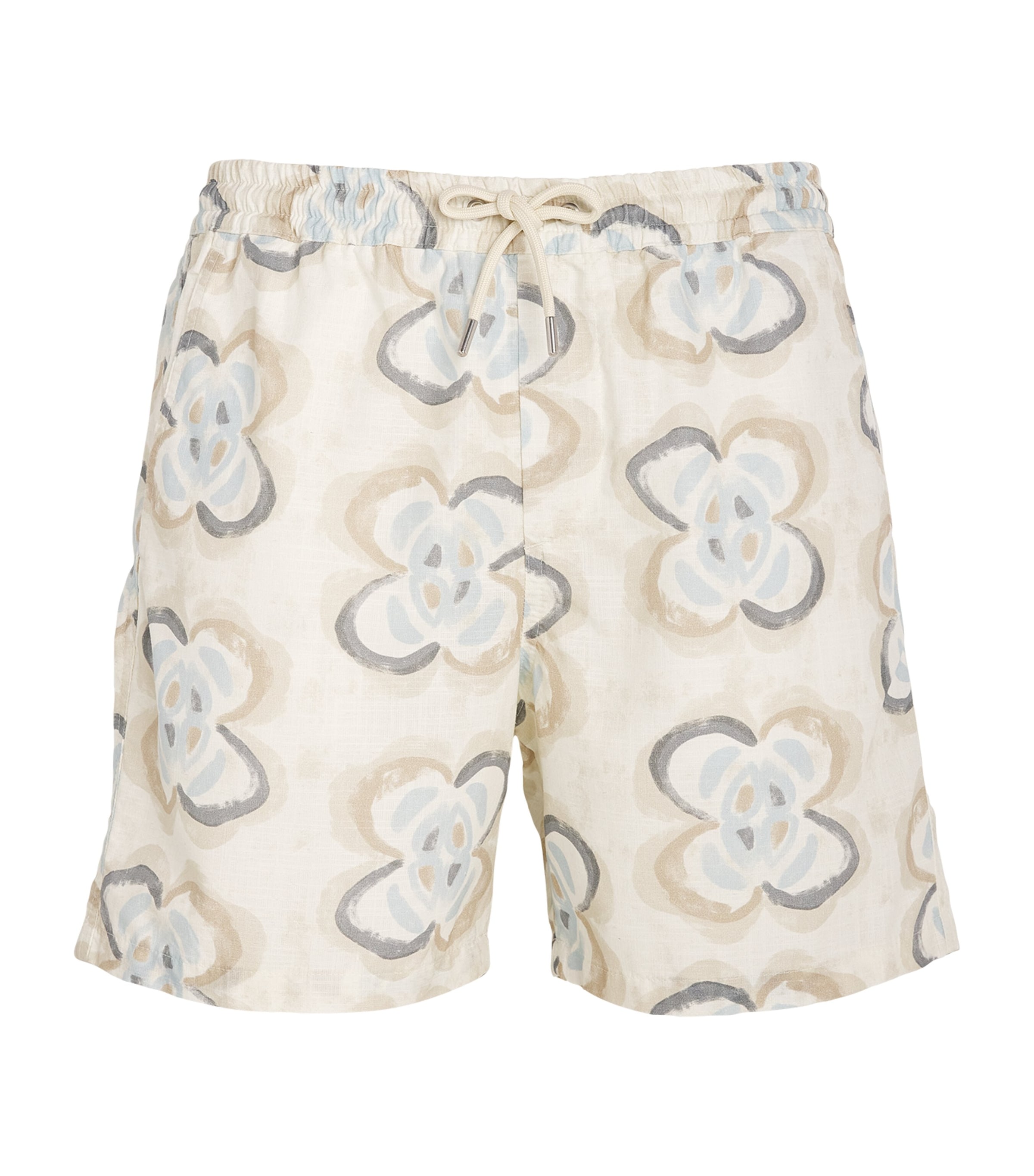 Nn07 Cotton Blend Flower Print Shorts