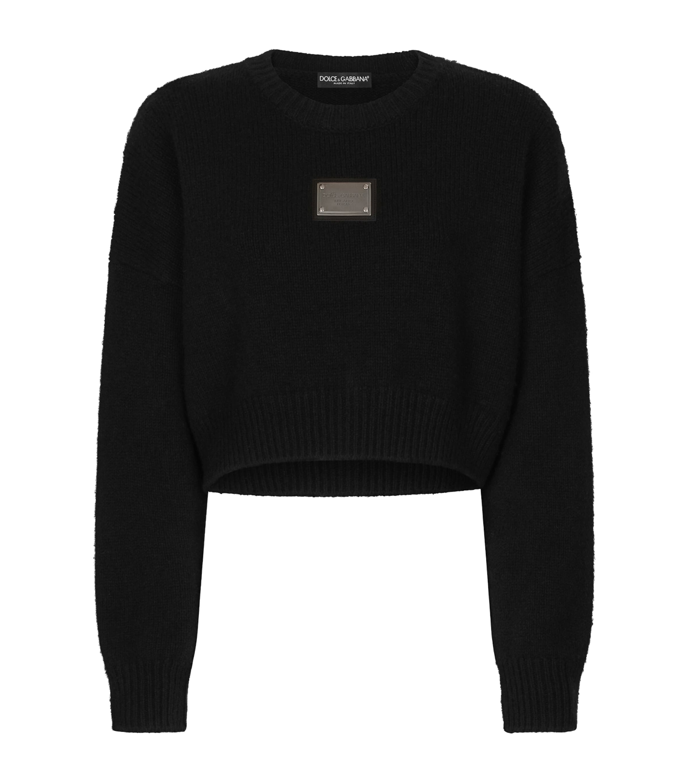 Dolce & Gabbana Wool And Cashmere Round-neck Sweater