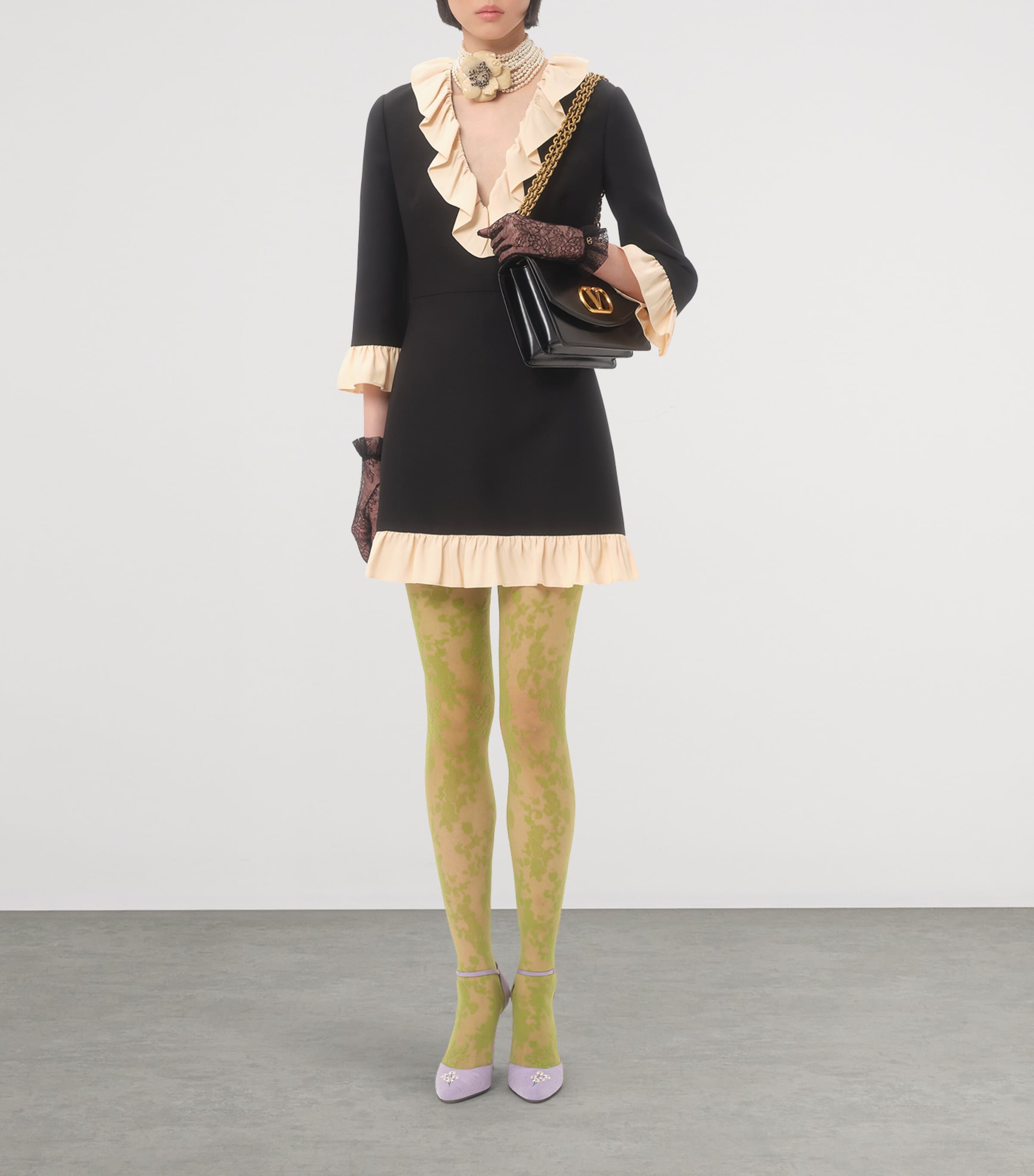 Crepe Couture Mini Dress TB1 Image 2