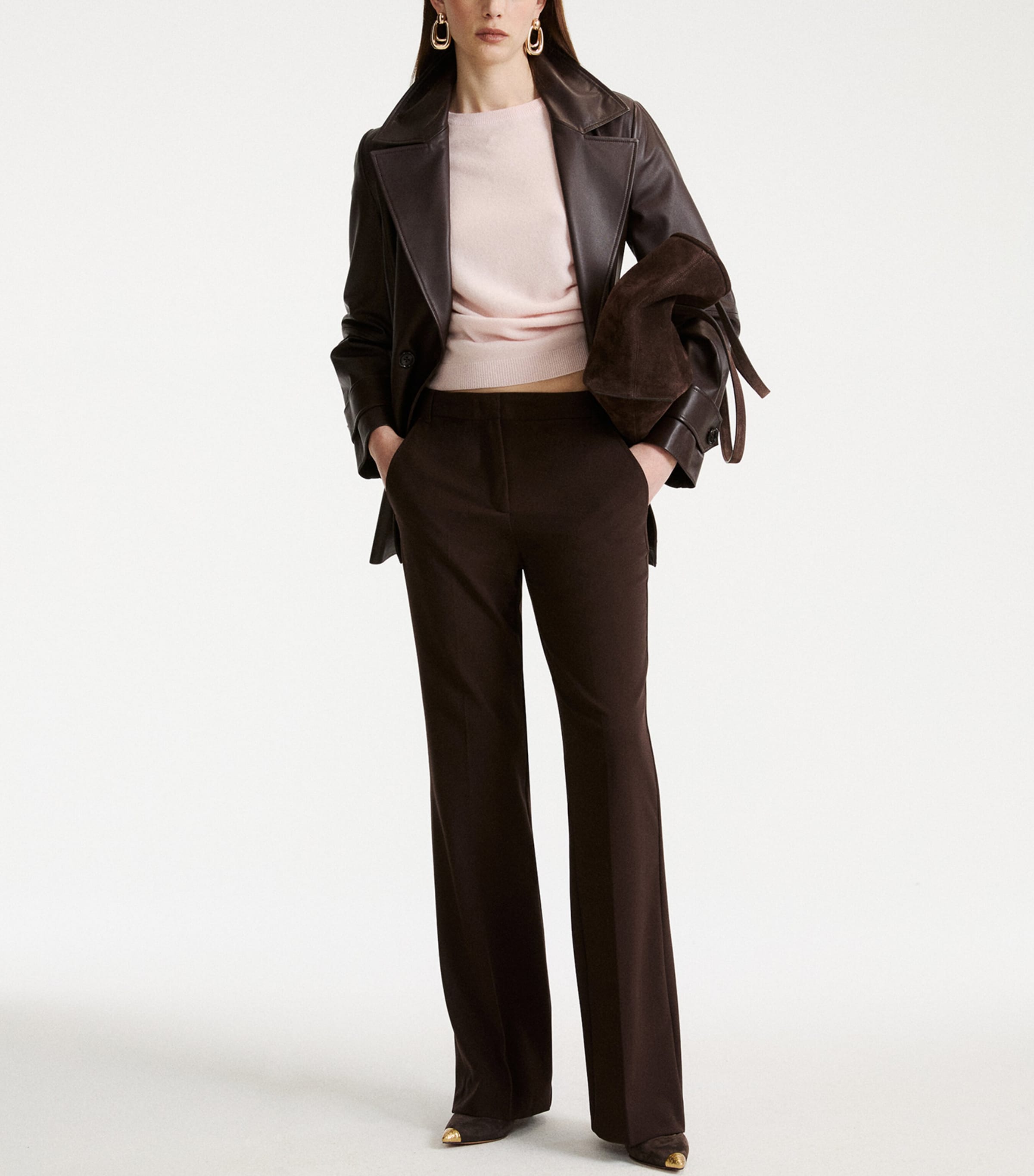 Marella Womens Cashmere Sweater Pink Image 2