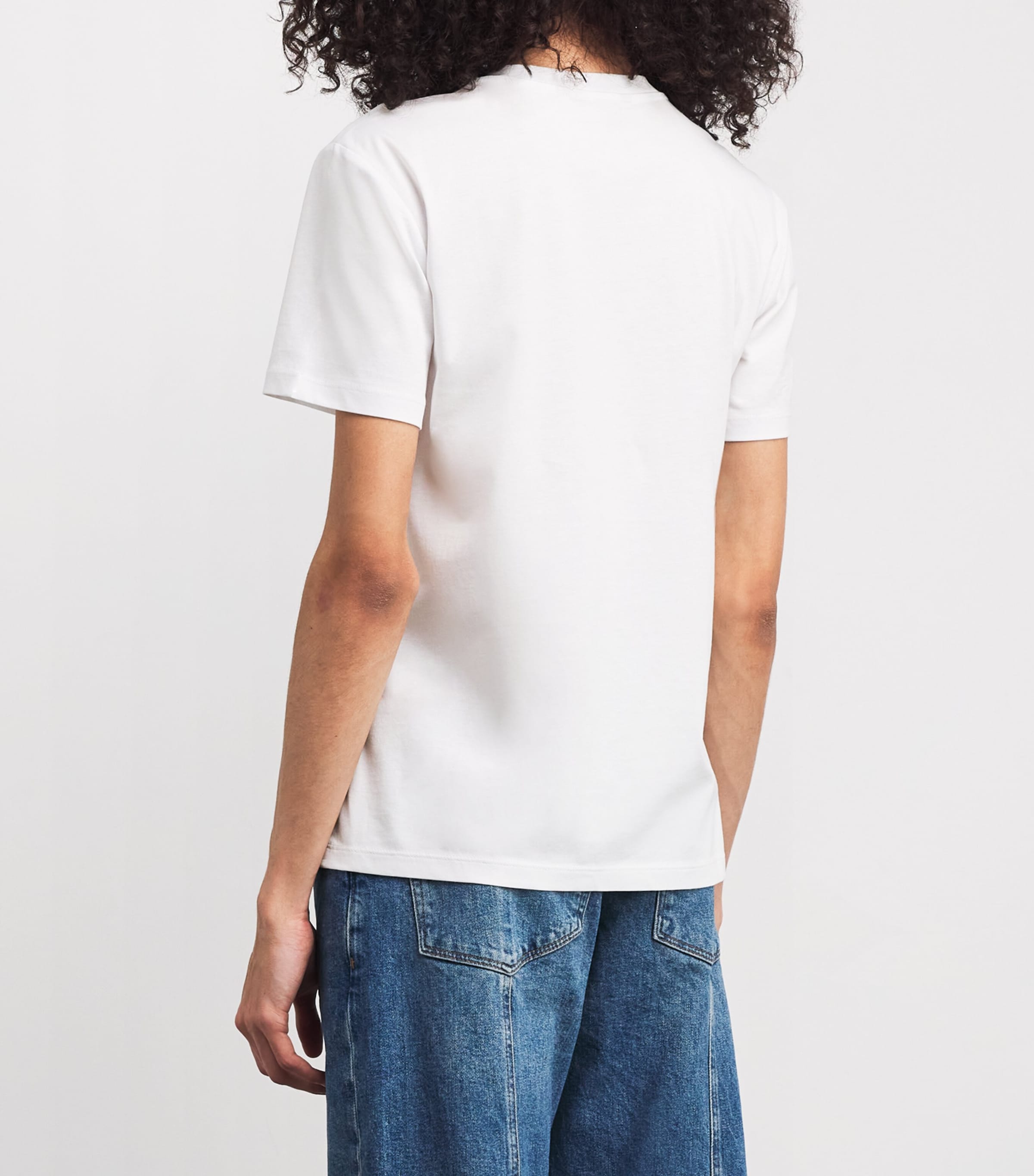 Cotton Marine T-Shirt WHITE Image 4