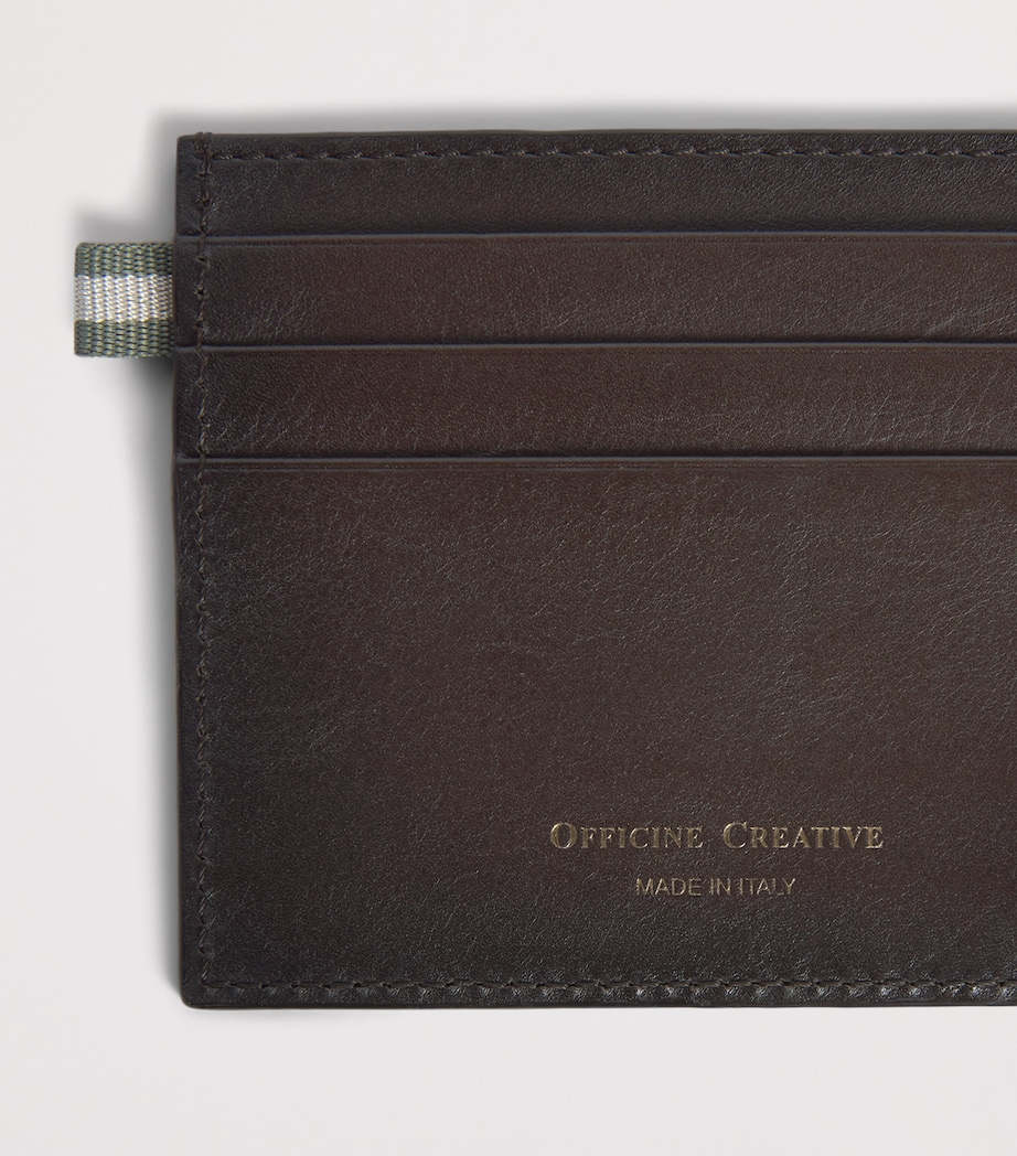 Officine Creative Leather Boudin Card Holder Moro Image 3