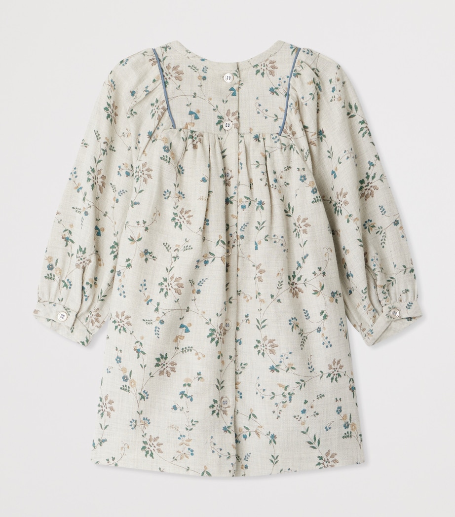 Cotton-Blend Floral Dress (6-18 Months) PERLE Image 2