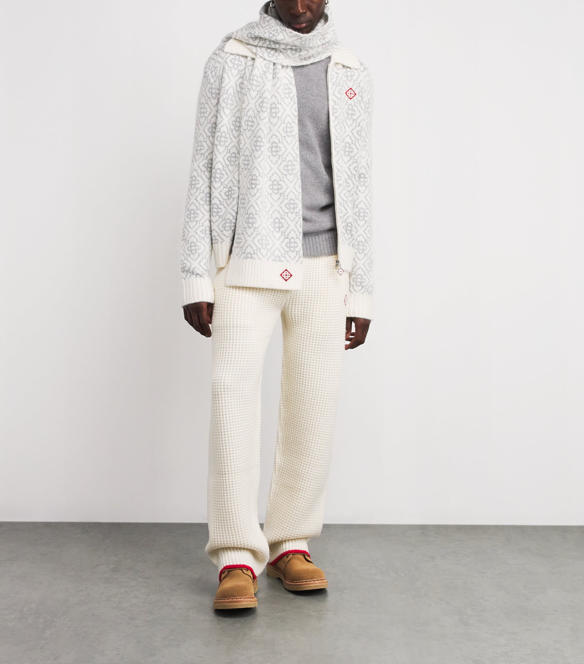 Cashmere Crew-Neck Sweater GREY Image 2