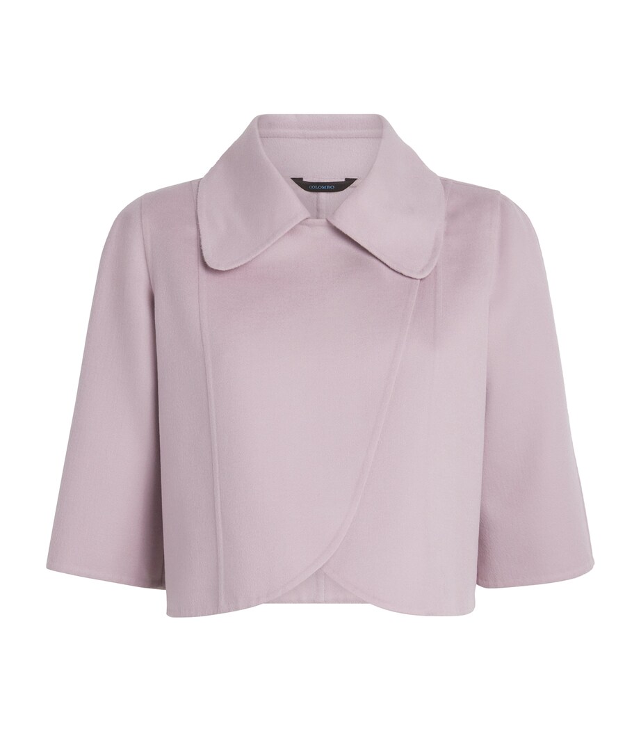 Colombo Womens Cashmere-Silk Cape Jacket Image 1