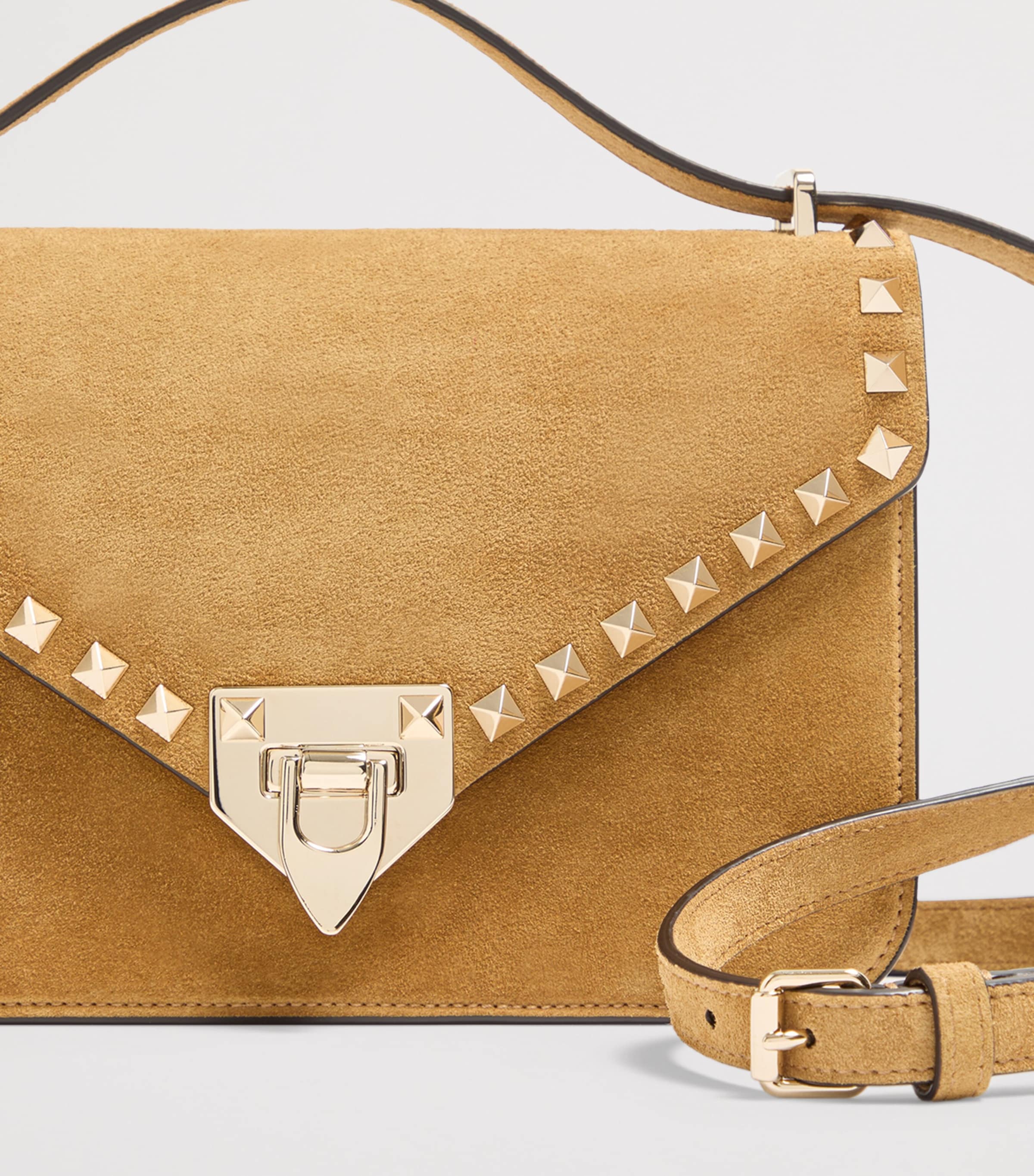 Valentino Garavani Small Split Leather Rockstud Shoulder Bag Rdx Image 8