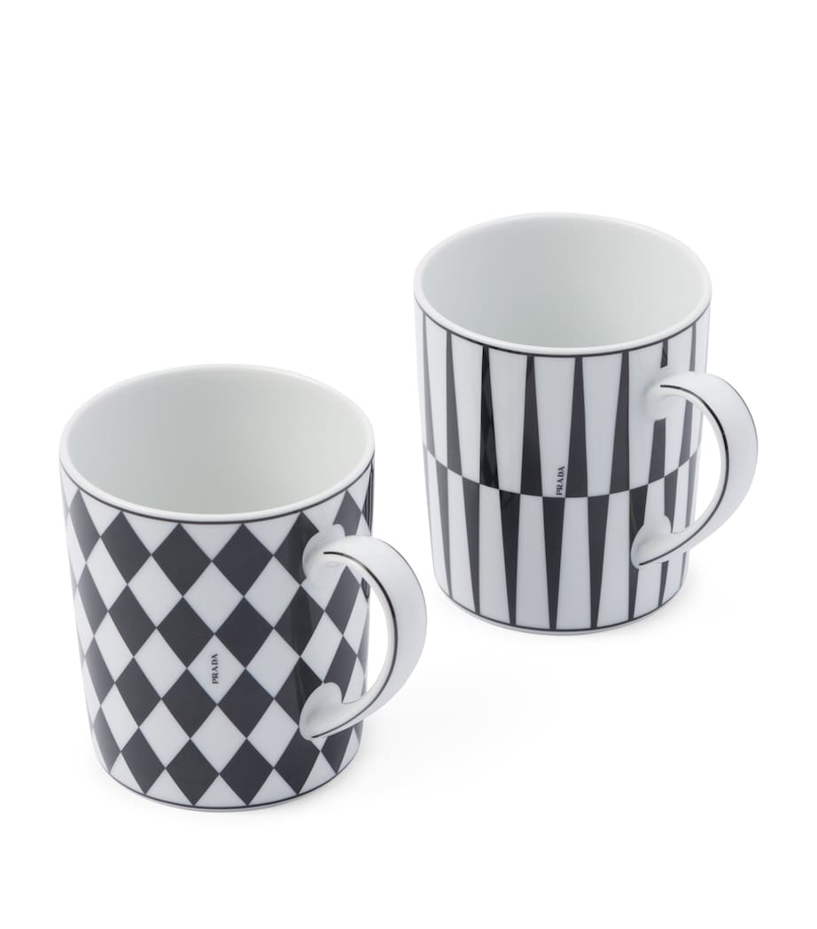Porcelain Mugs (Set of 2) F0E5W Image 2